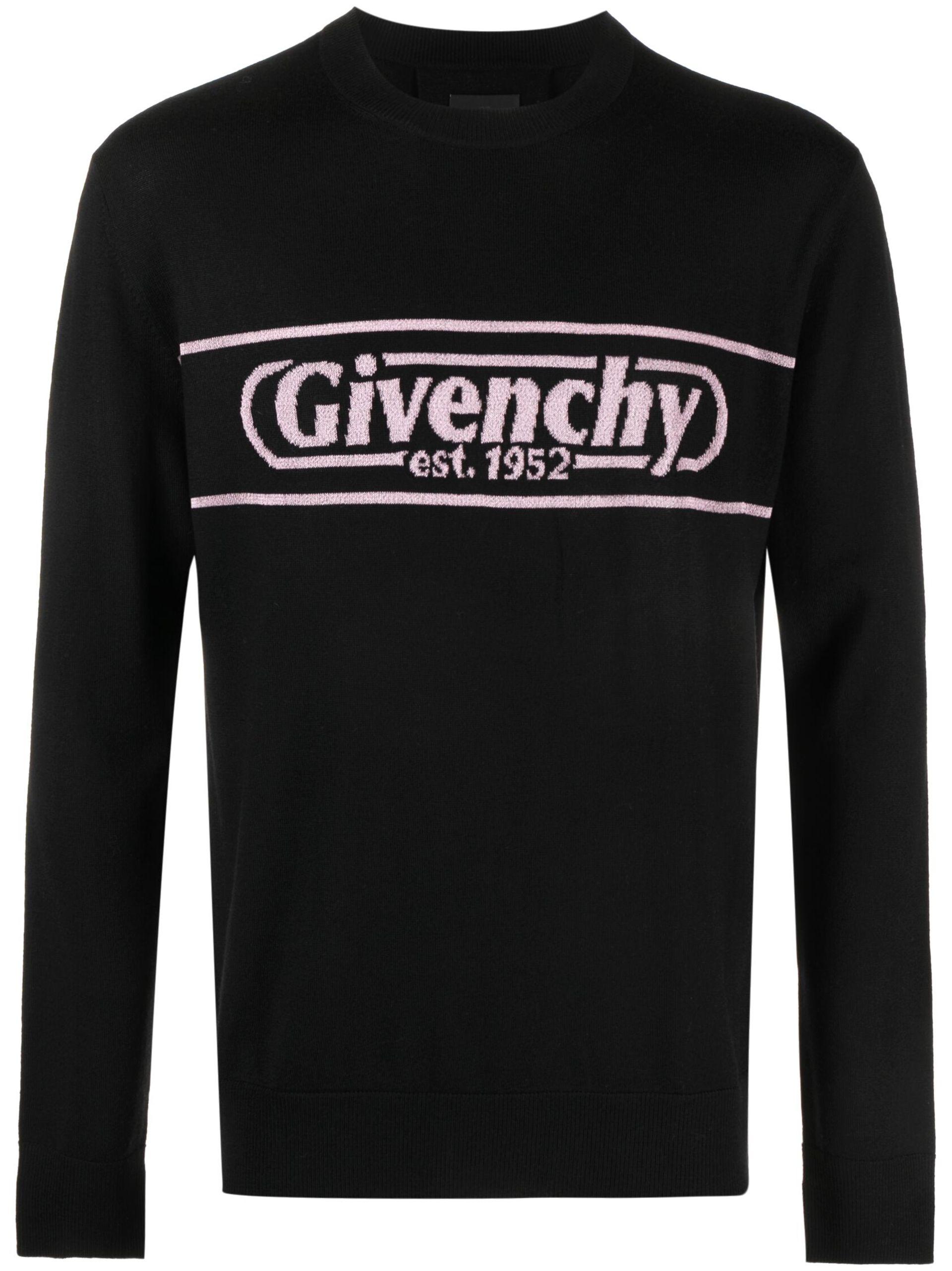 Givenchy logo 2025 intarsia jumper