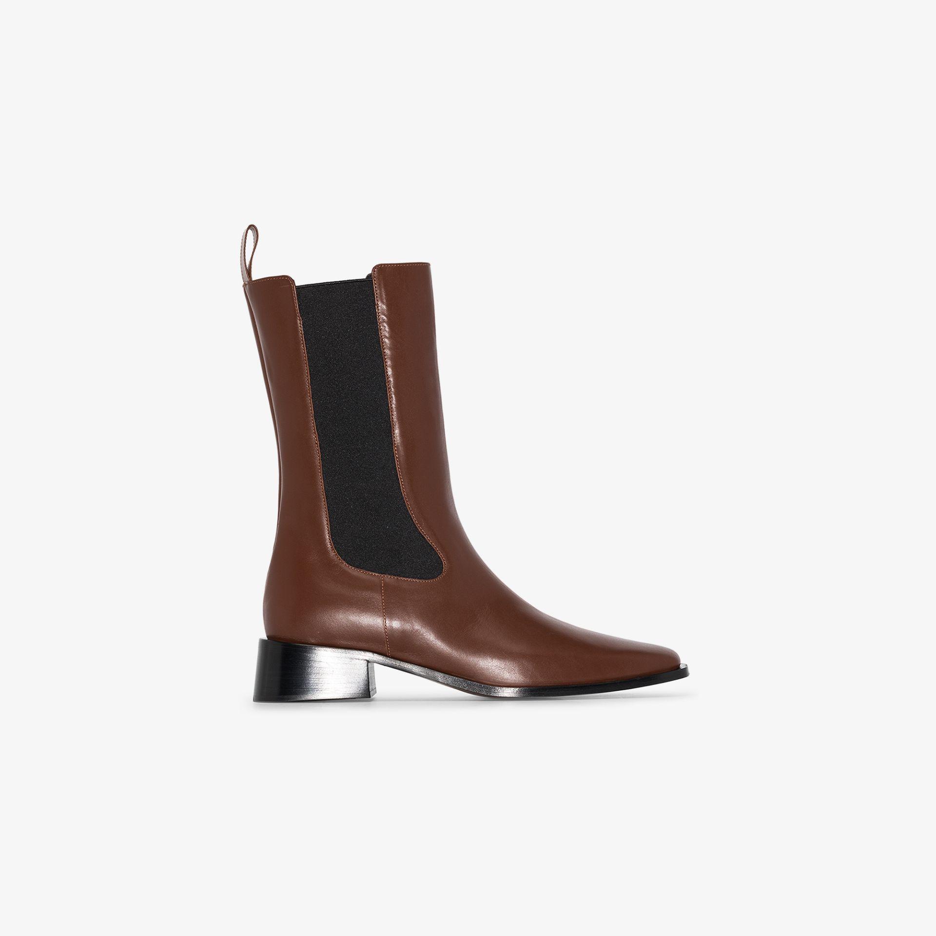 Neous Brown Pros Leather Chelsea Boots | Lyst