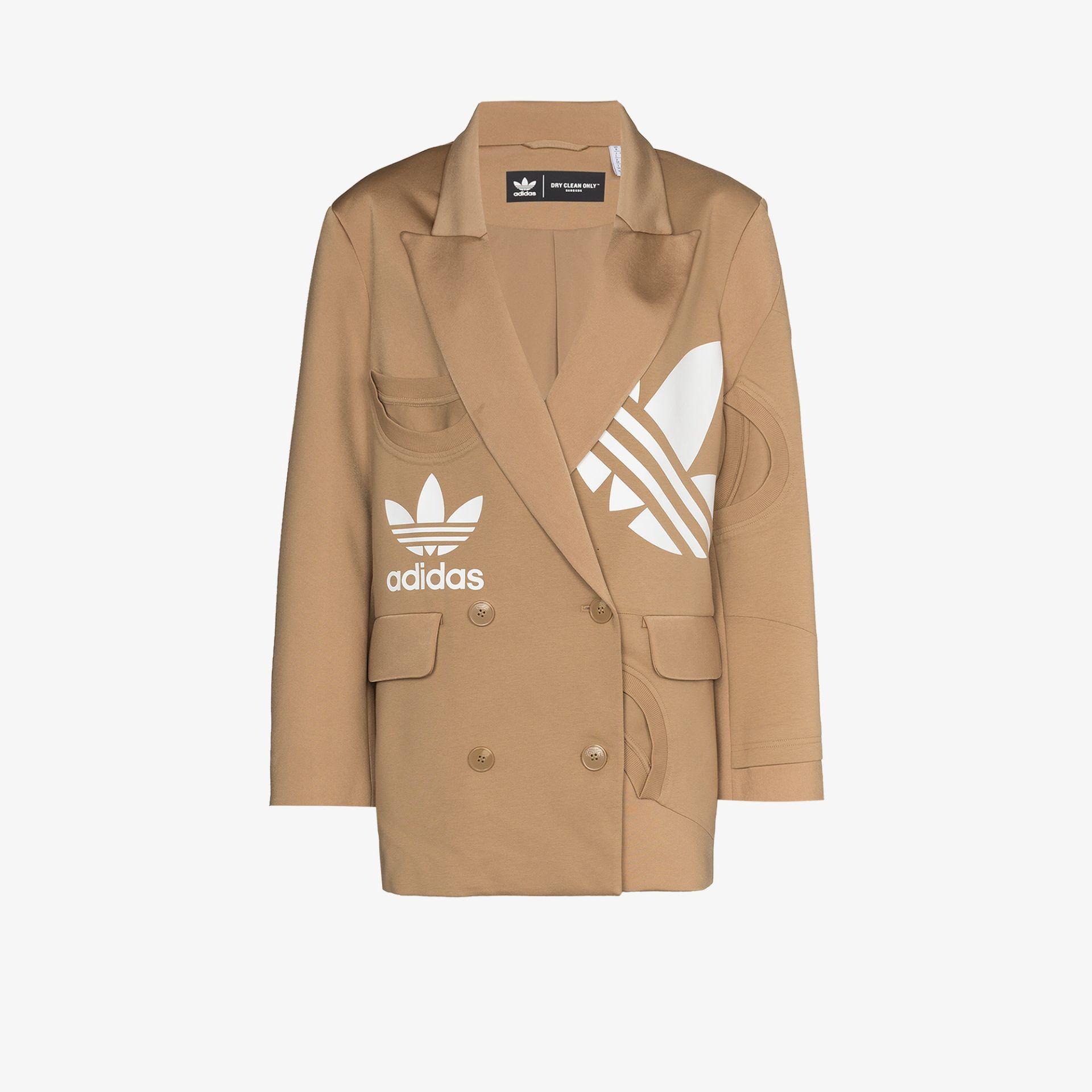 adidas X Dry Clean Only Oversized Blazer in Natural | Lyst