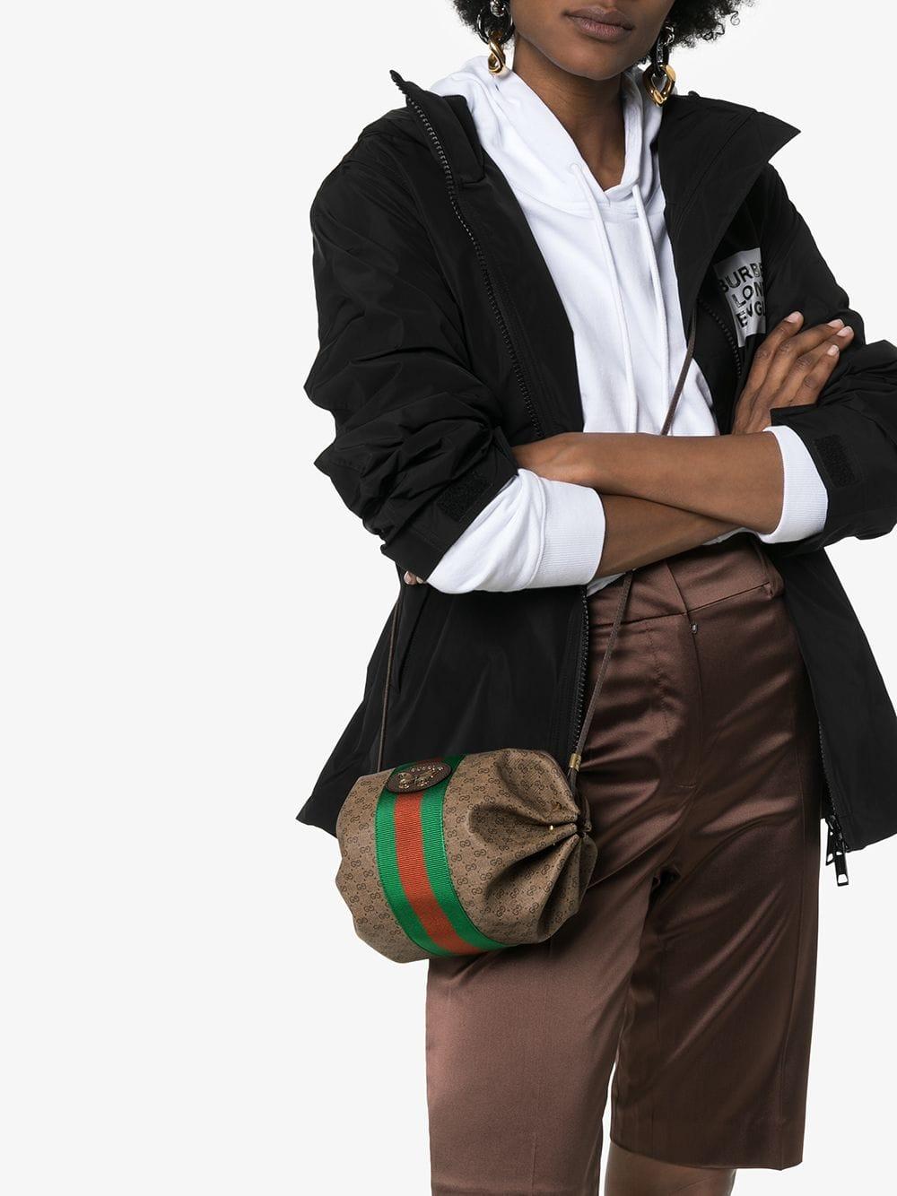 mini gg bag with web and butterfly