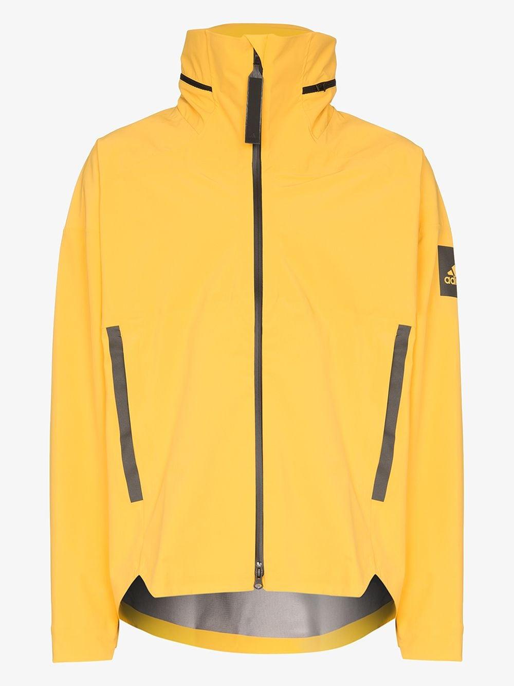 adidas Synthetic Myshelter Rain Jacket in Yellow for Men | Lyst