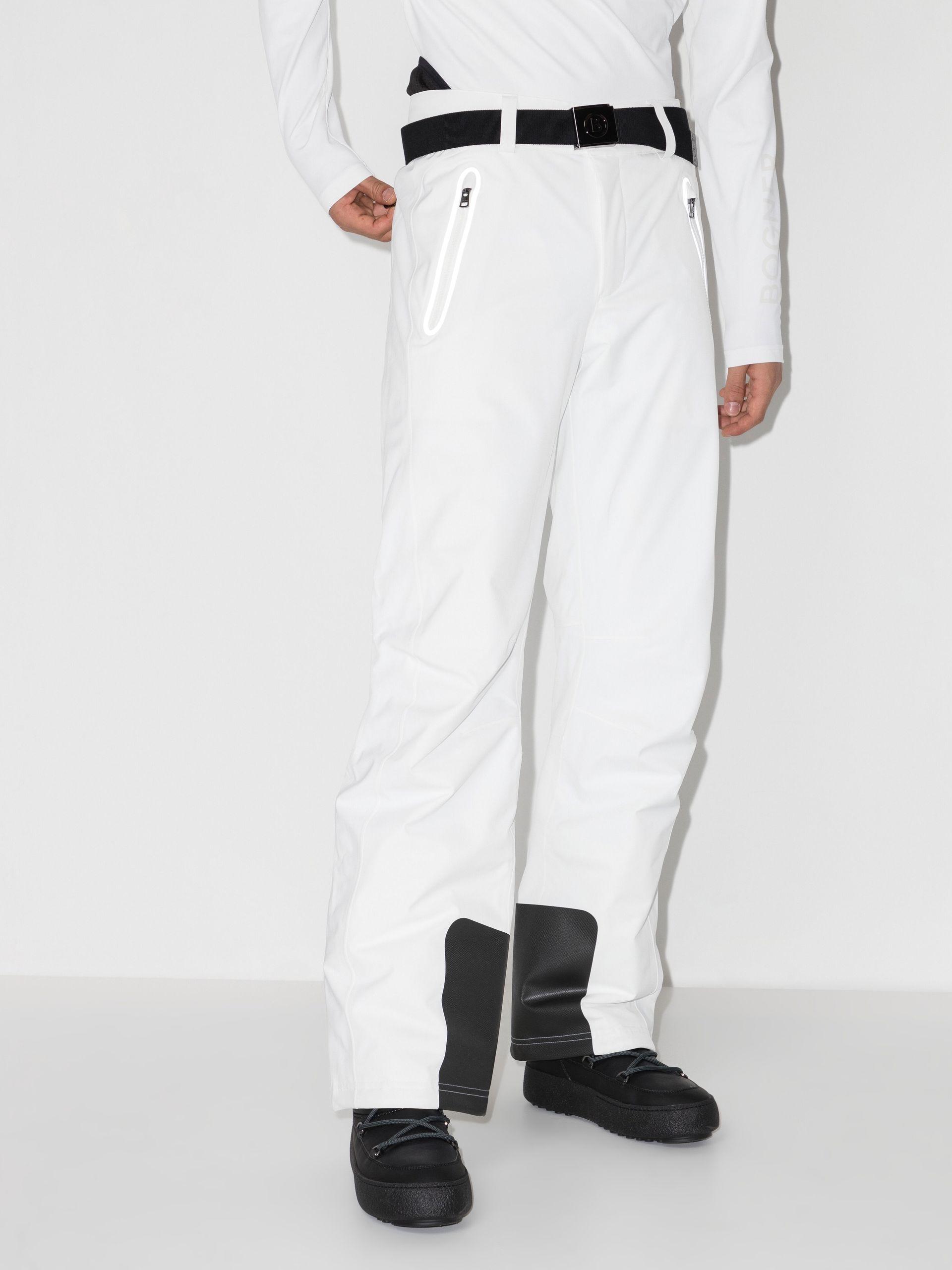 Bogner Tobi-t Belted Ski Trousers - Men's -  Polyester/spandex/elastane/polyesterpolyamidepolyurethane in White for Men  | Lyst