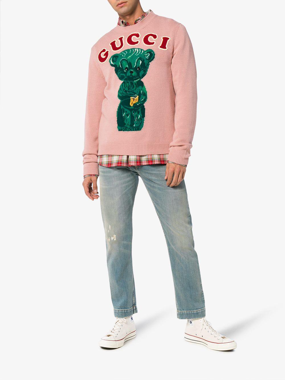 gucci bear sweater
