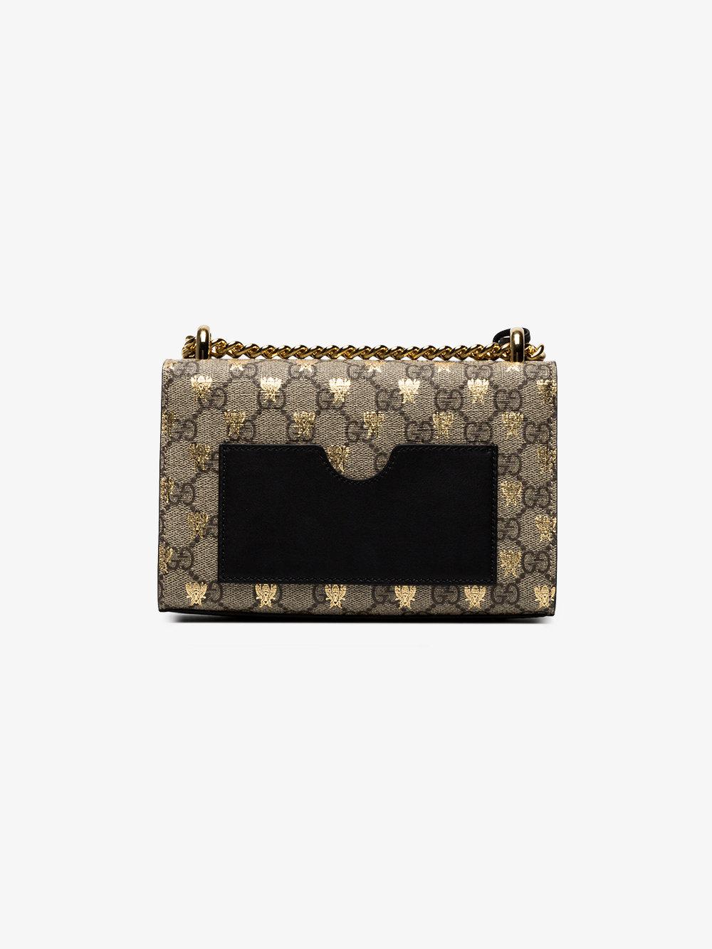 Gucci GG Supreme 'Tian' Padlock Small Shoulder Bag – The Little Bird