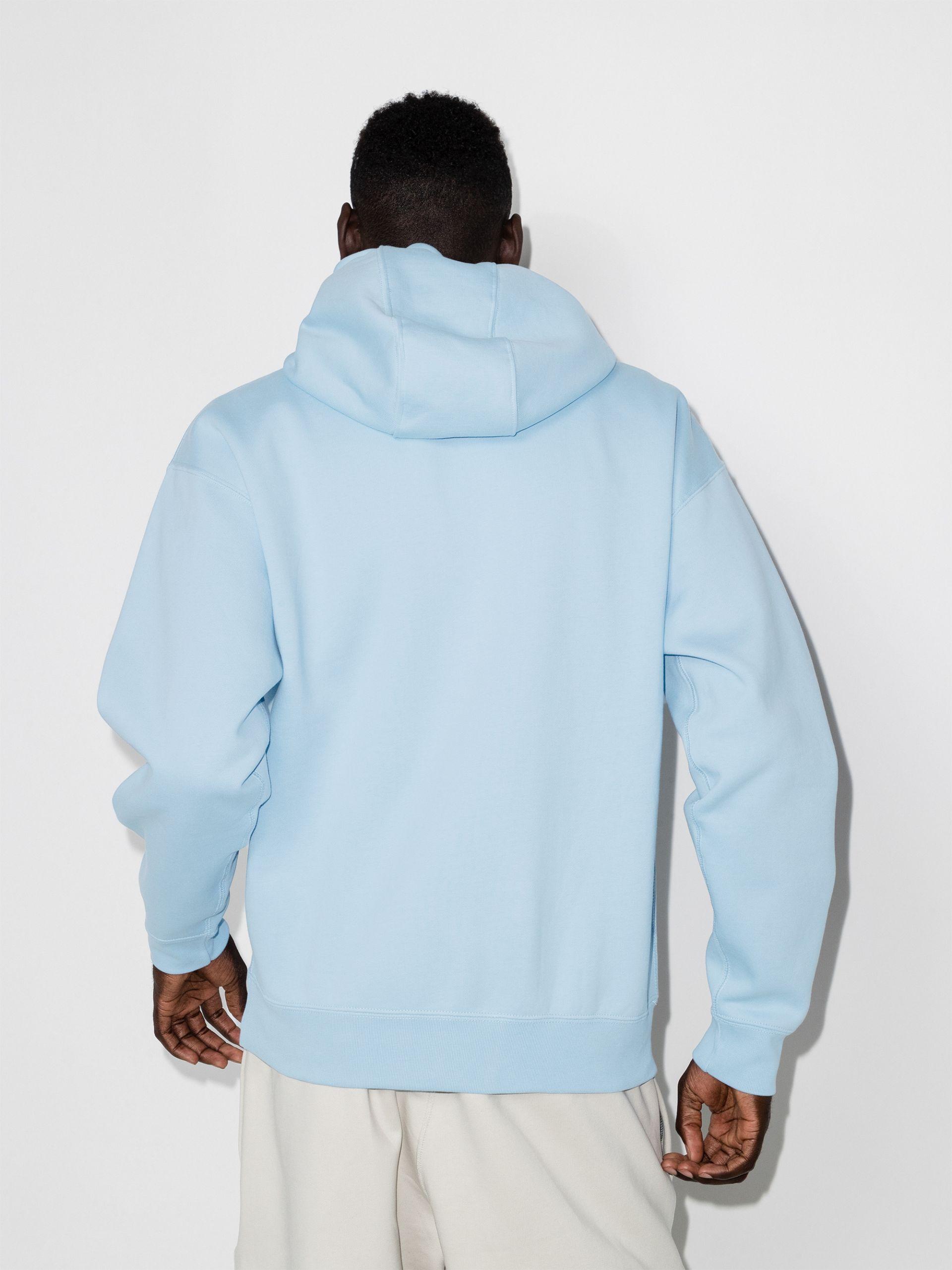 Nike Nrg Solo Swoosh Hoodie in Blue for Men | Lyst