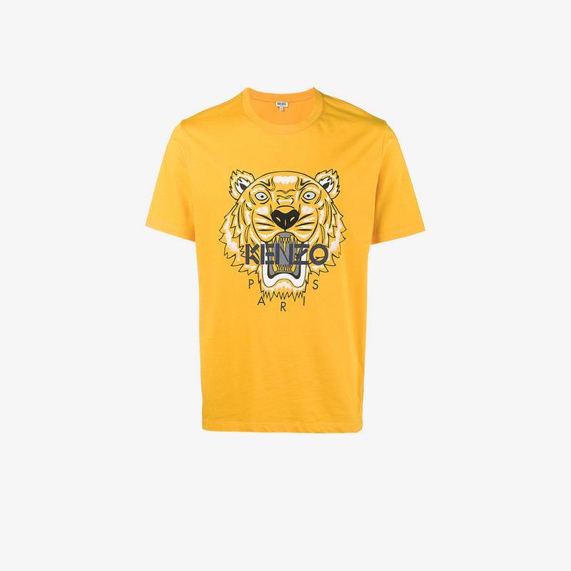 kenzo yellow t shirt