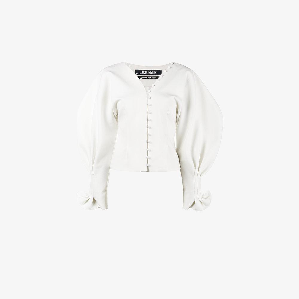jacquemus white blouse