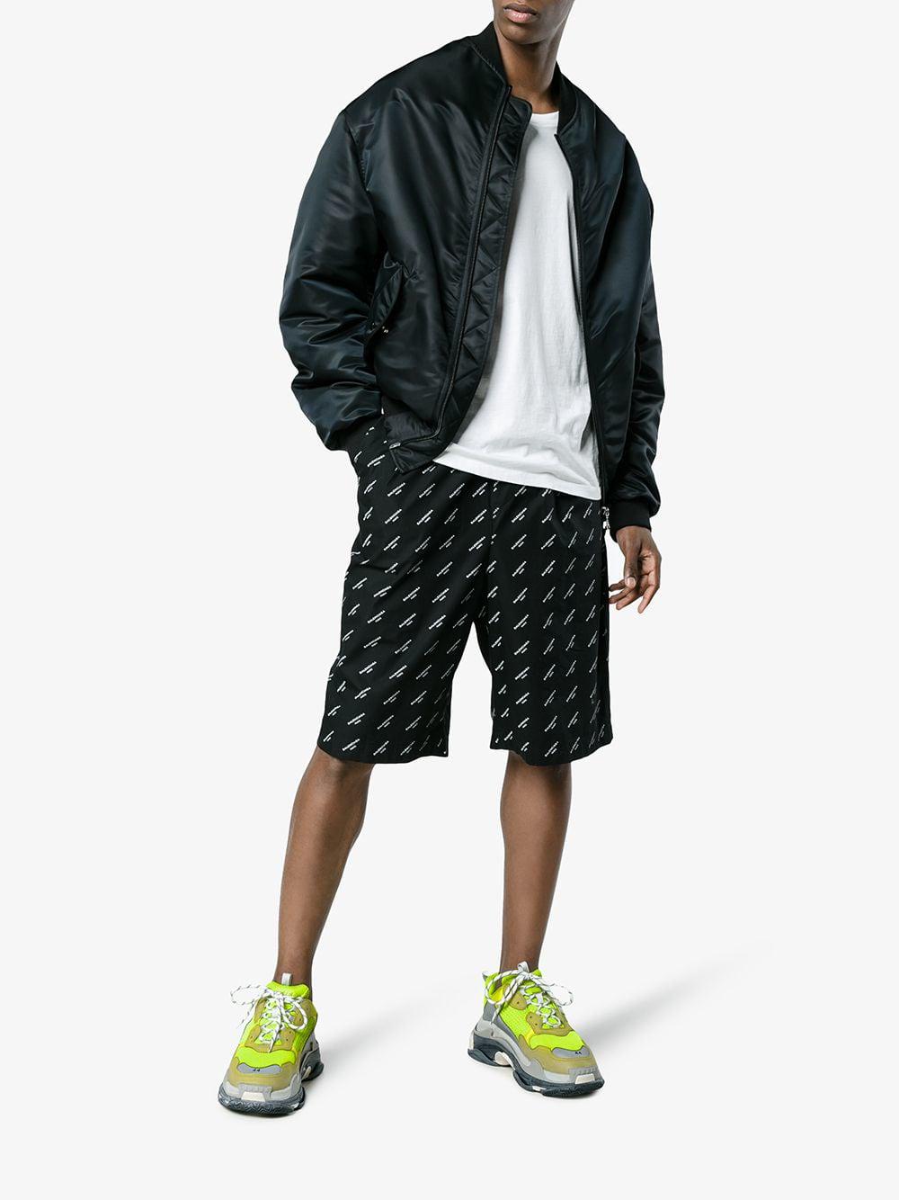 balenciaga mens shorts