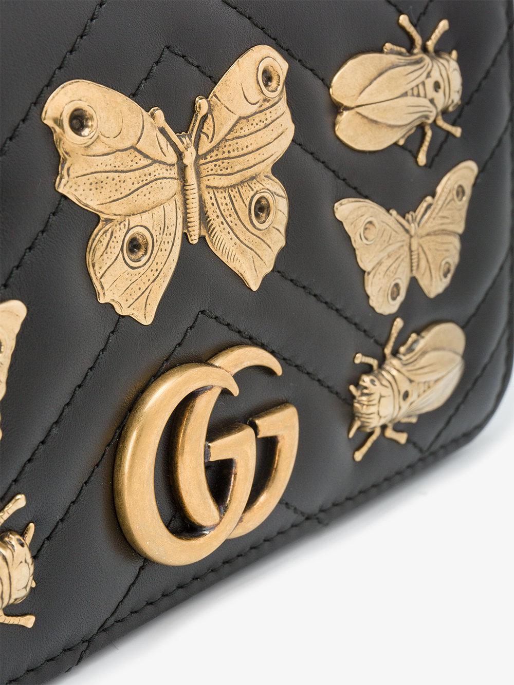 Gg marmont animal studs mini bag hotsell