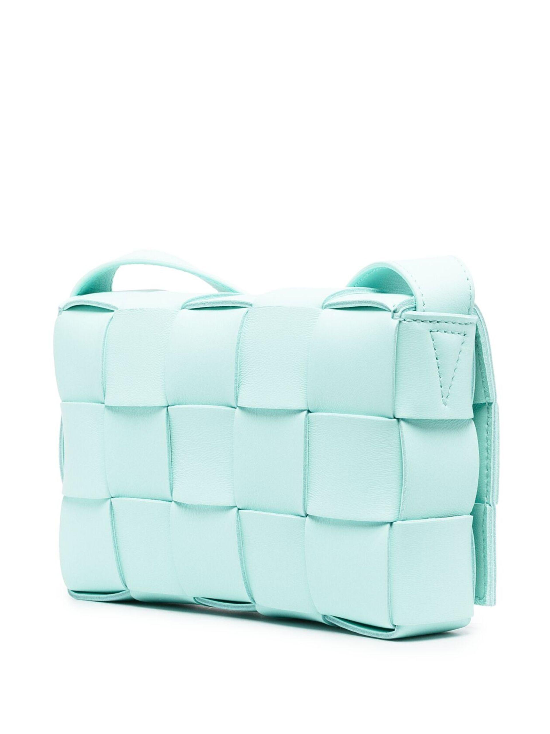 SMALL CASSETTE LEATHER CROSSBODY BAG for Women - Bottega Veneta