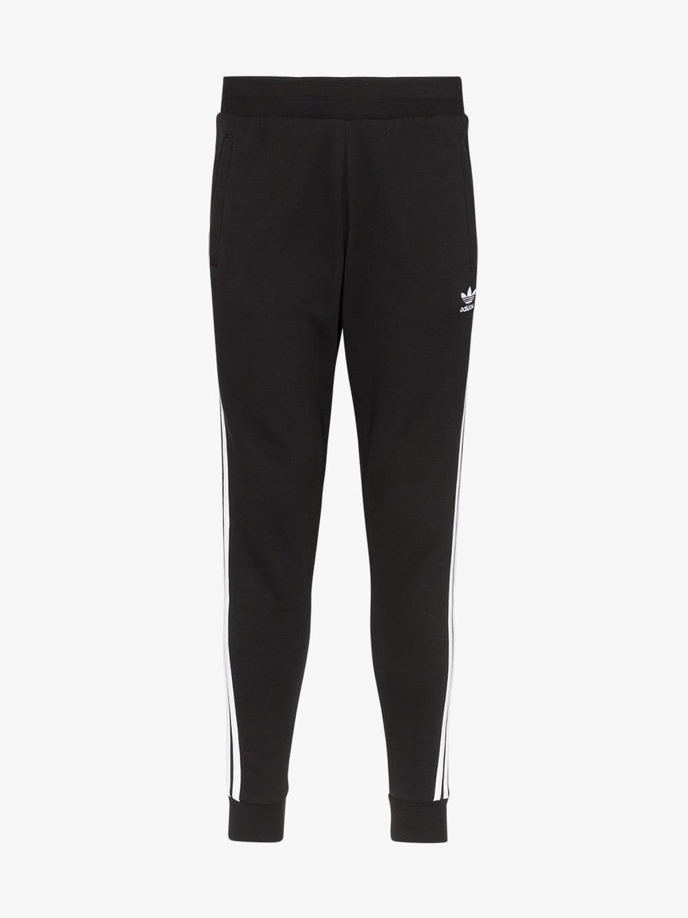 adidas Tapered Slim Track Pants in Black for Men - Lyst