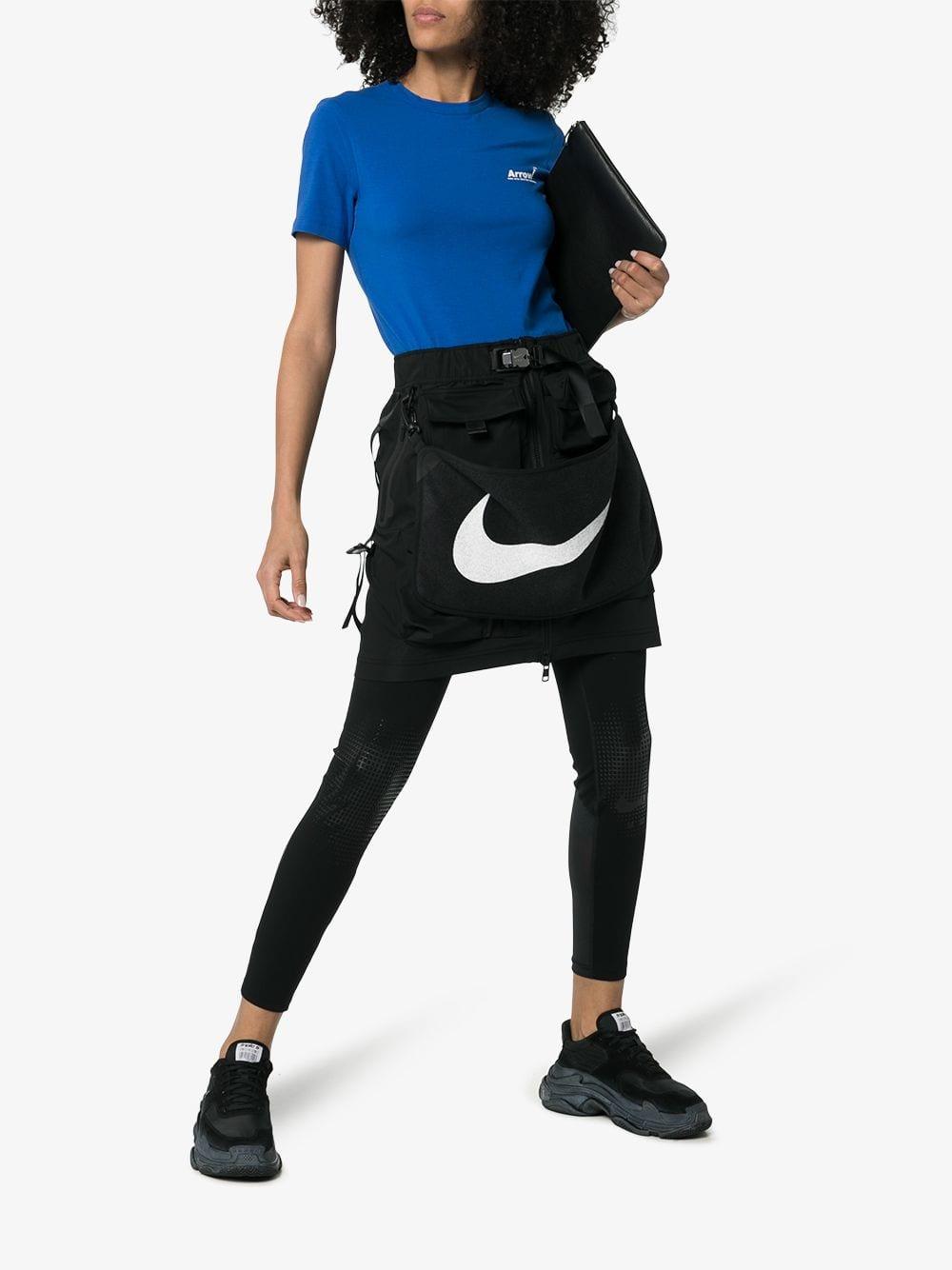 Nike X Mmw Logo Towel Utility Skirt in Black | Lyst