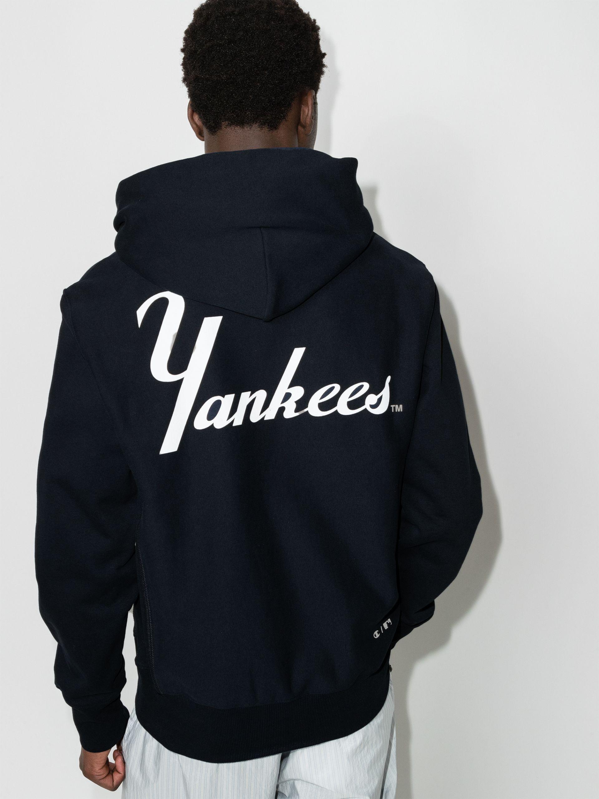 Champion New York Yankees Hoodie in Blue for Men | Lyst