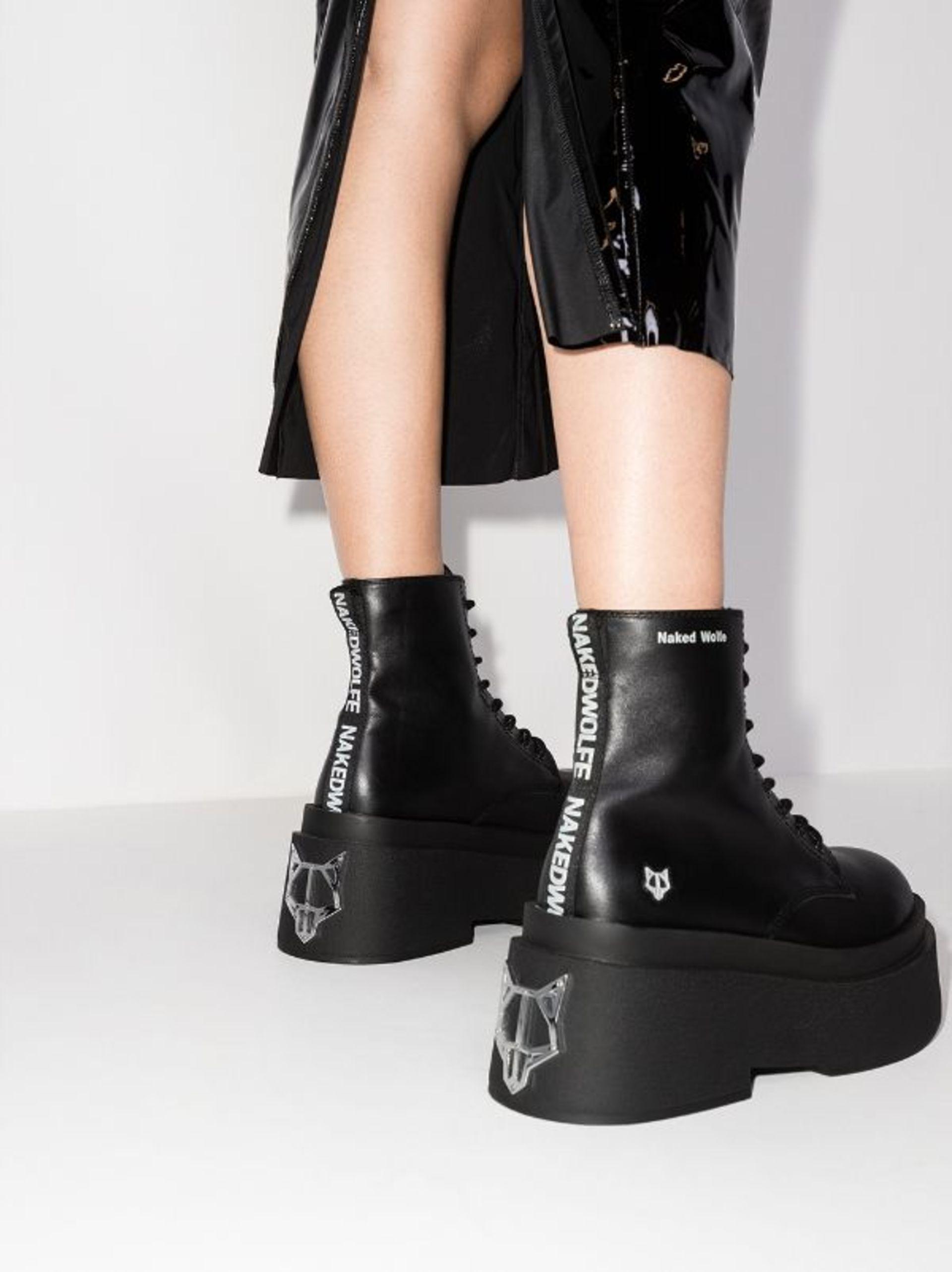 Naked Wolfe Saturn 160 Platform Leather Boots - Women's