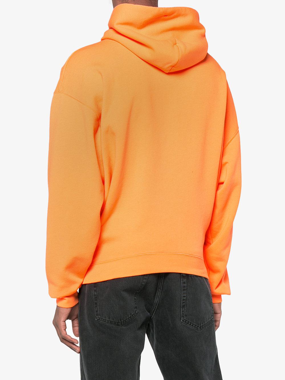 orange balenciaga hoodie