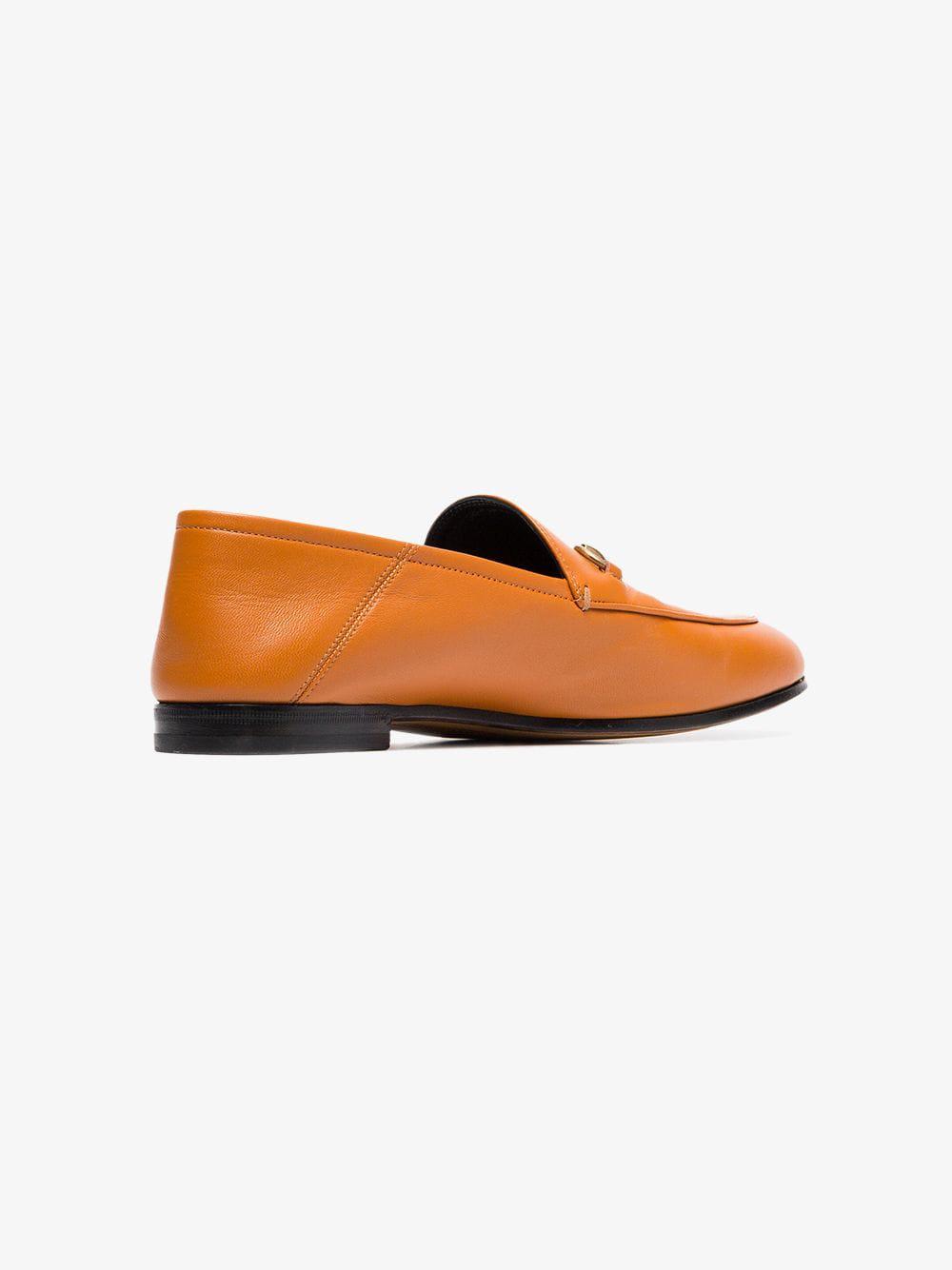 cognac gucci loafers