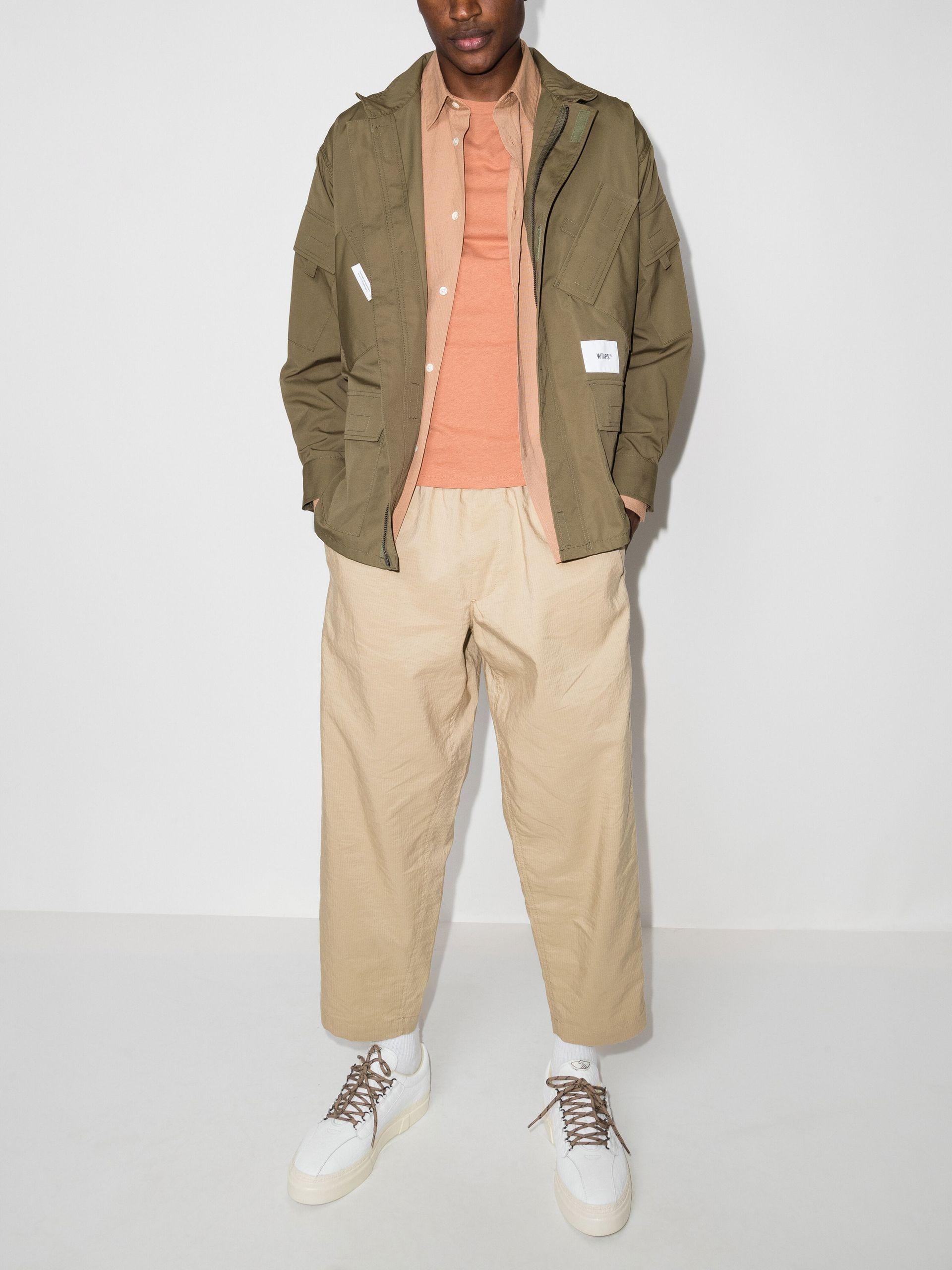 WTAPS Men's Green Conceal Military Jacket