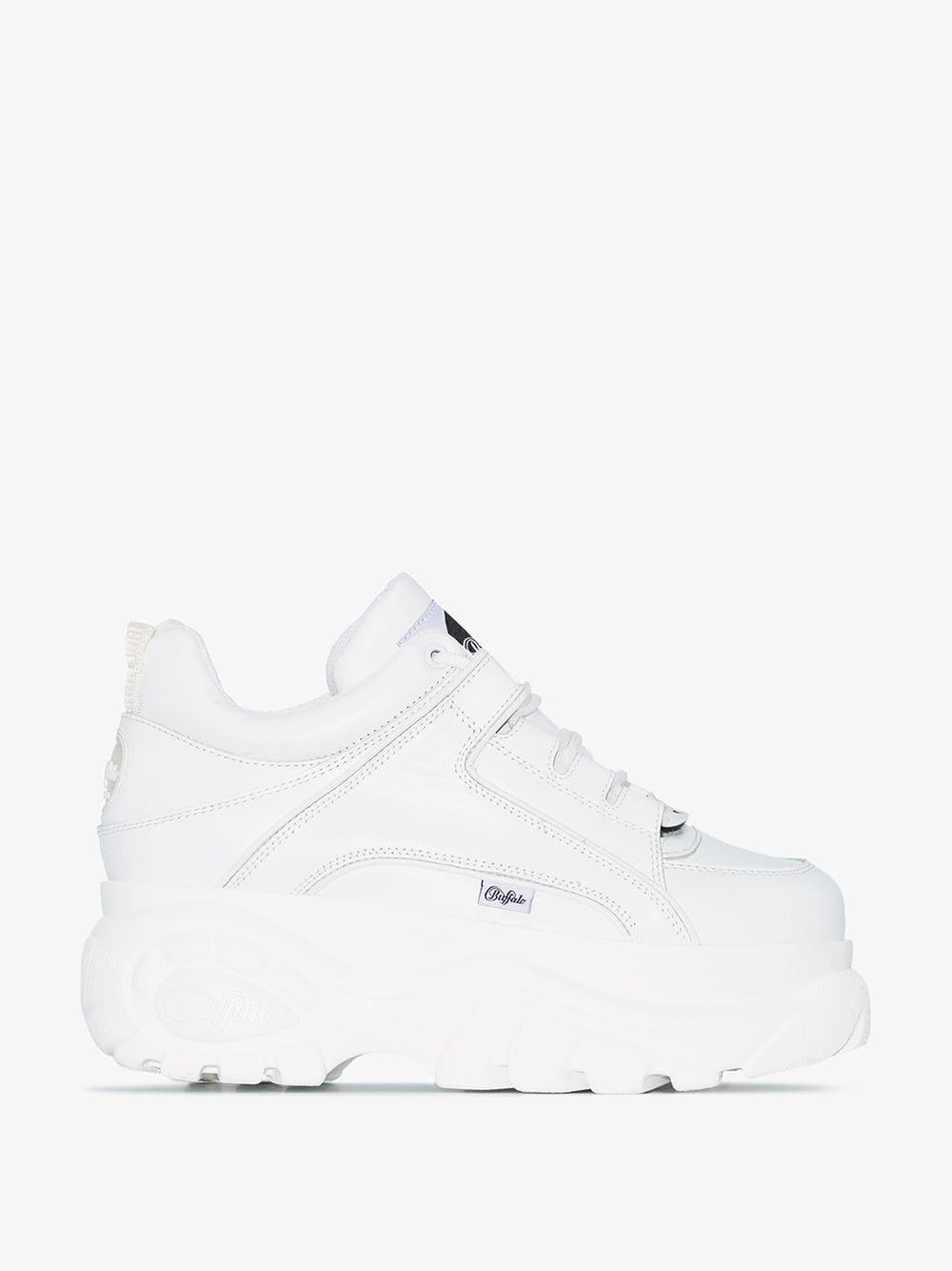 buffalo london white shoes