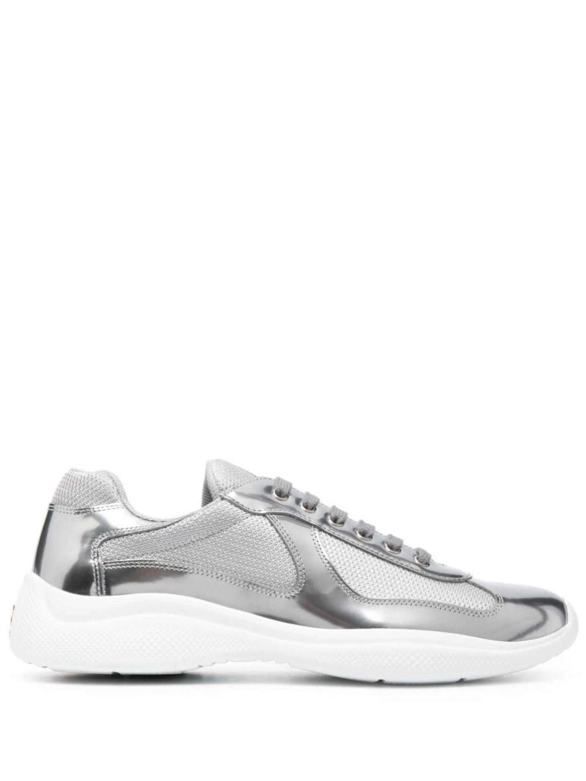 Silver shop prada sneakers