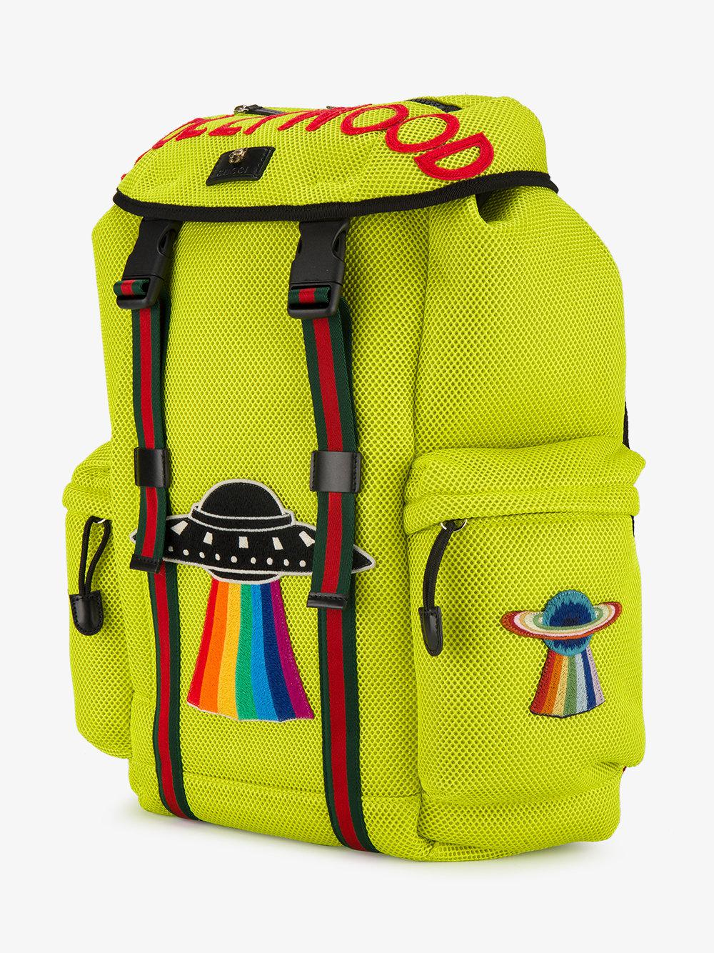 gucci alien backpack