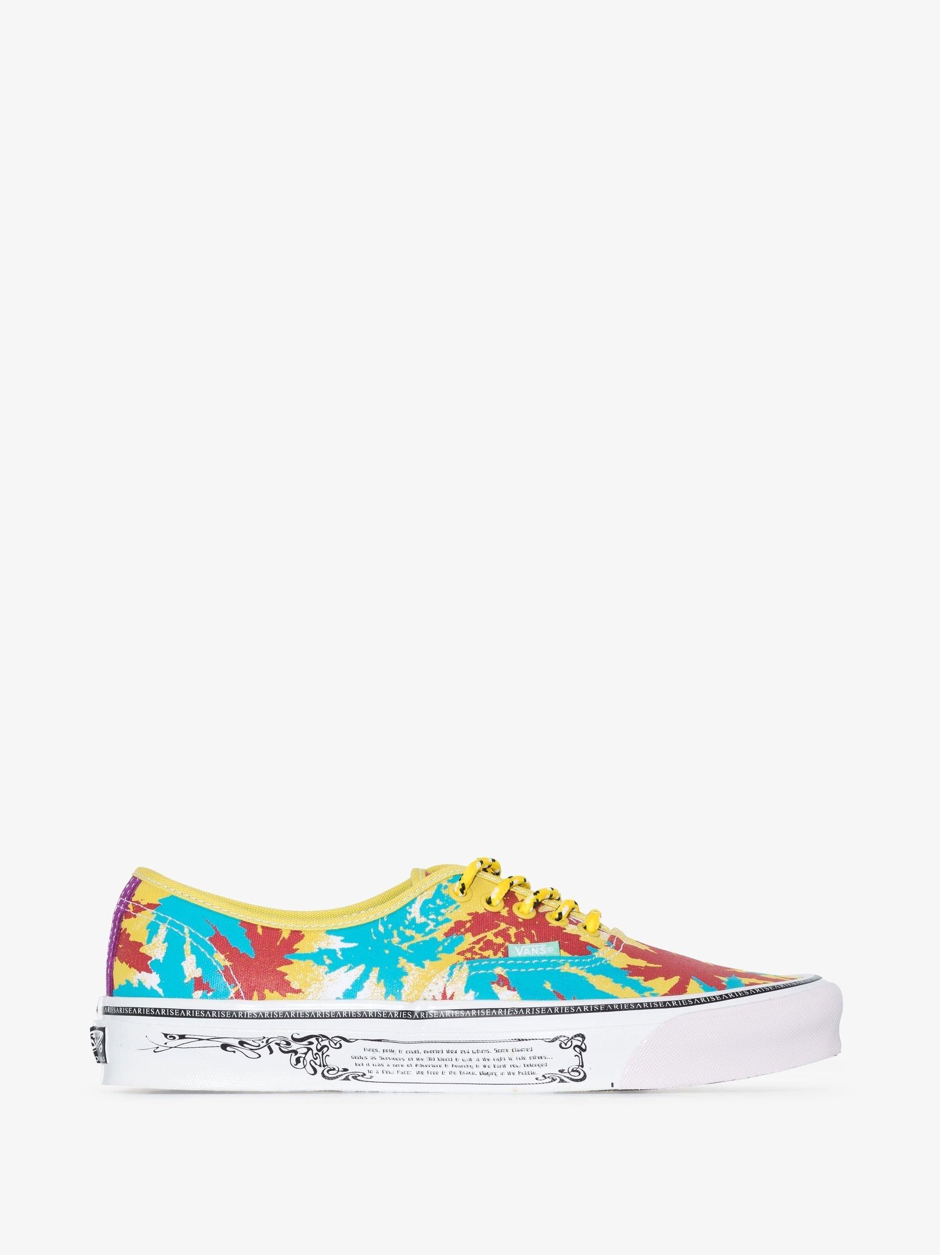 Vans X Aries Multicoloured Ua Og Authentic Lx Sneakers - Men's -  Leather/fabric/rubber in Blue for Men | Lyst