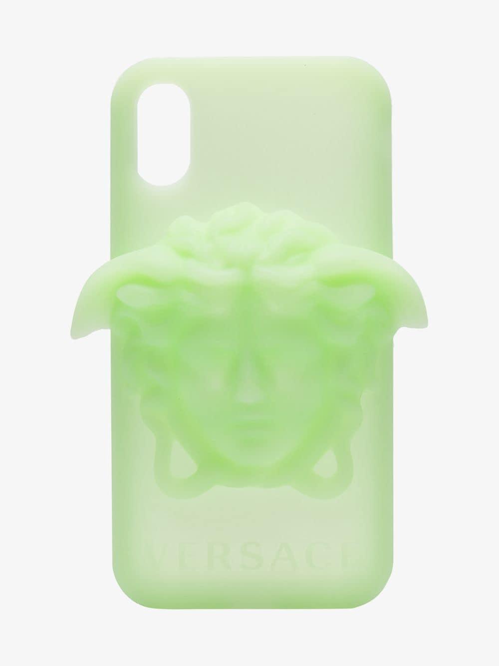 Versace Medusa Iphone X Case in Green for Men | Lyst