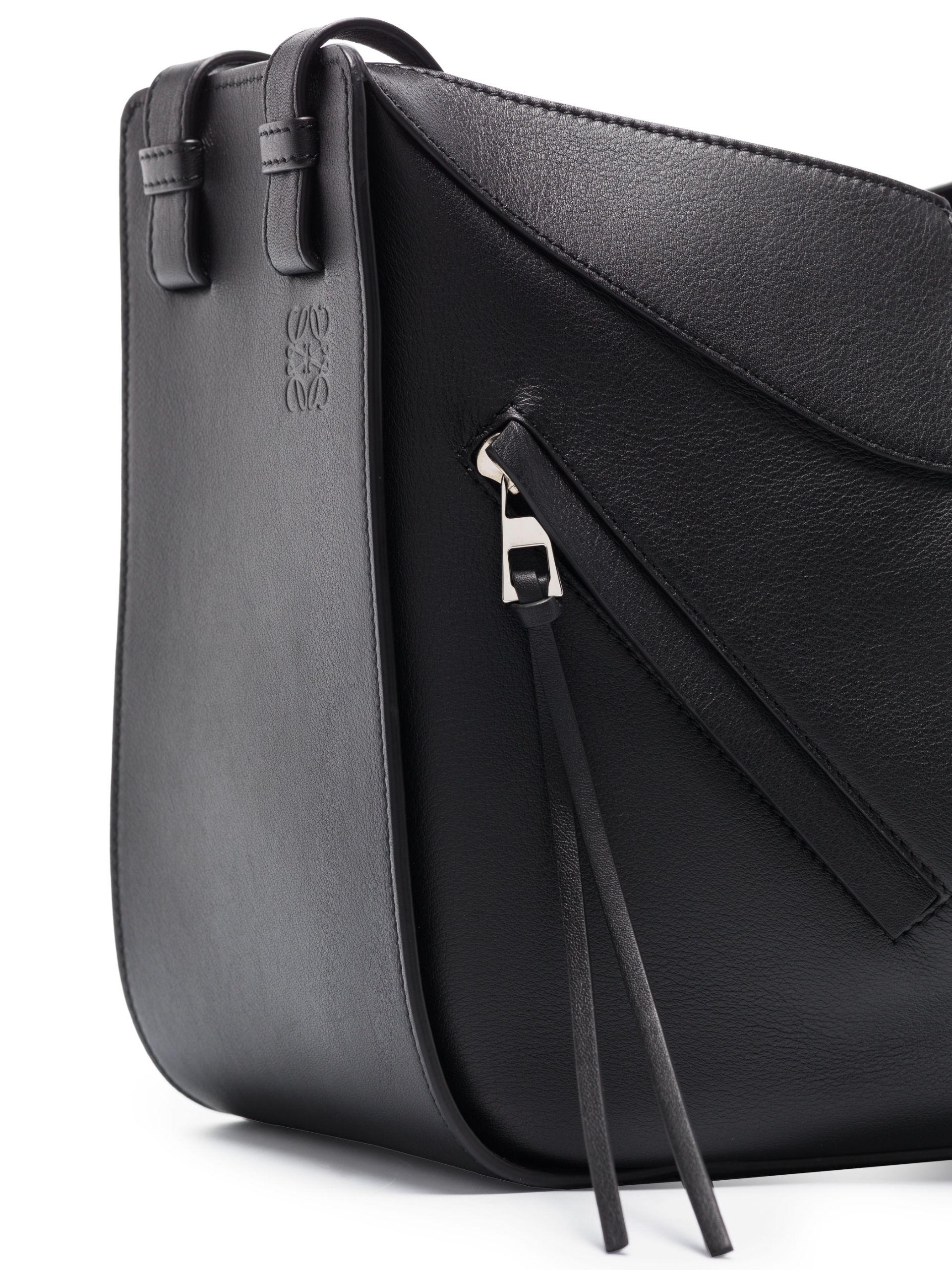 LOEWE Black Hammock Small Leather Shoulder Bag - Farfetch