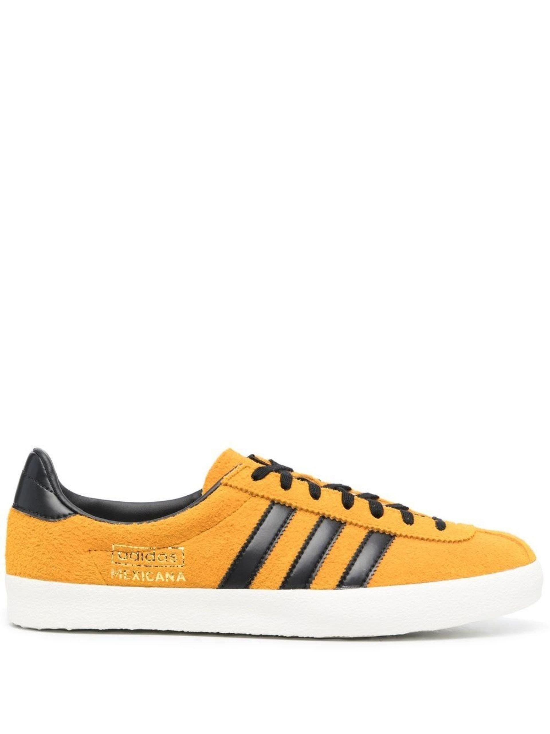 adidas Yellow Mexicana Lace-up Low-top Suede Sneakers - Men's - Calf  Leather/leather/rubber/suede in Orange for Men | Lyst