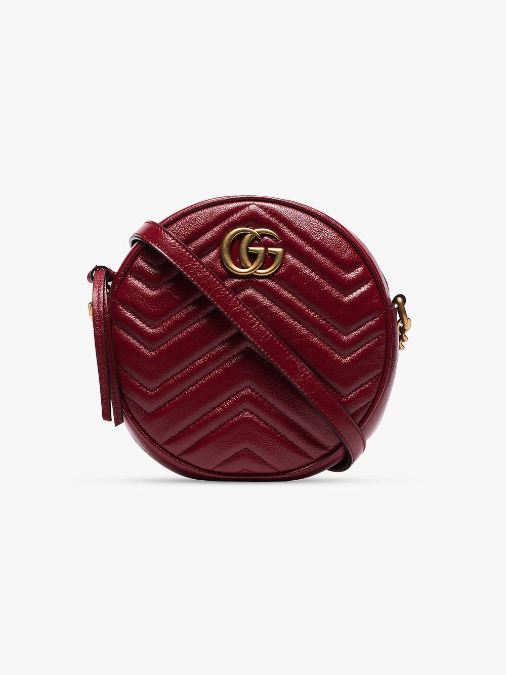 gg marmont round shoulder bolsa