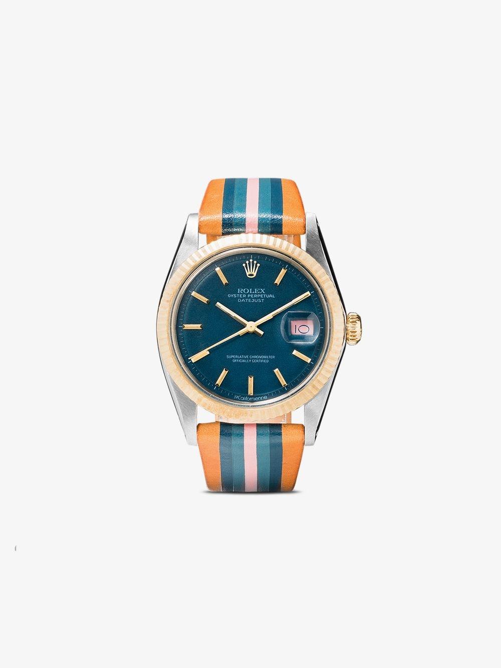 La Californienne Multicoloured Rolex Oyster Perpetual Datejust Watch in  Blue - Lyst