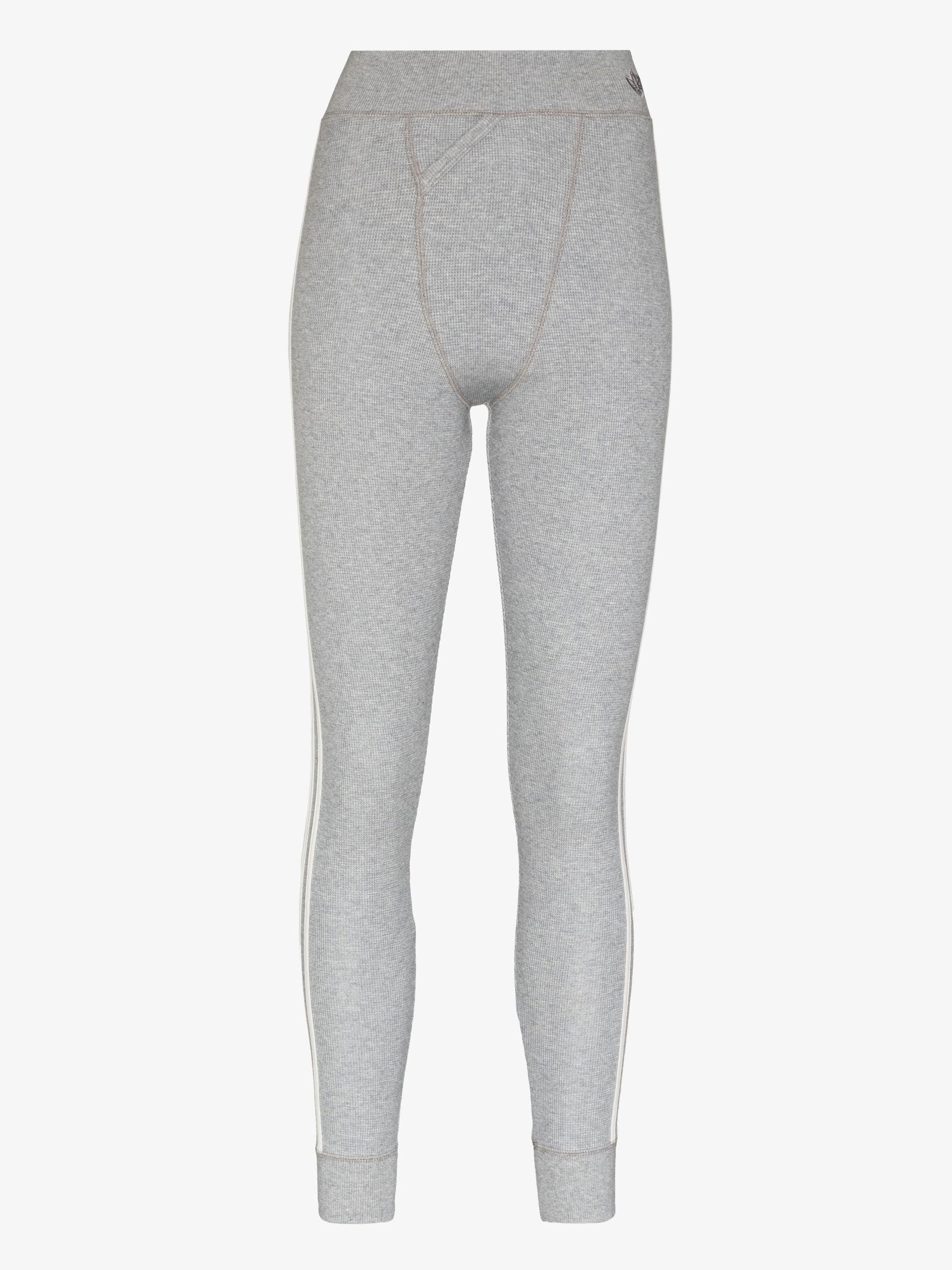adidas Grey Blue Version High Waist Cotton leggings in Gray | Lyst