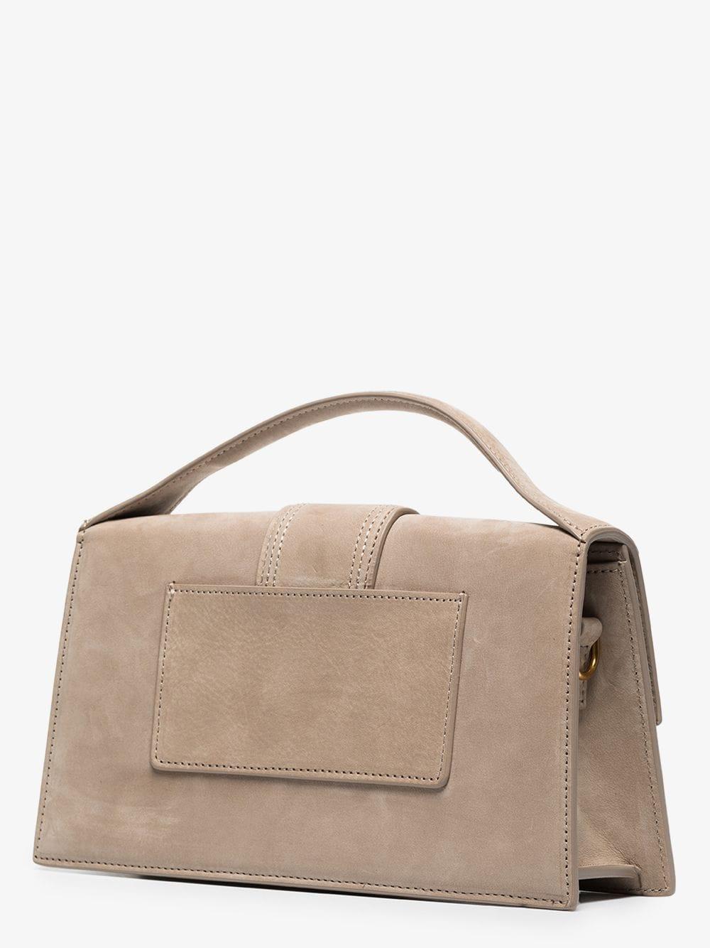 Jacquemus Beige Le Grand Bambino Suede Shoulder Bag in Natural | Lyst