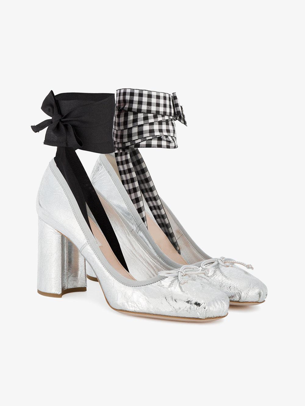miu miu ballerina pumps