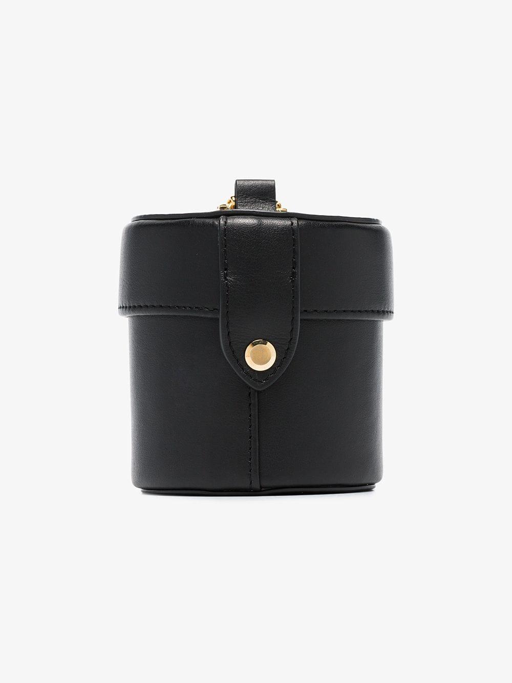 Jacquemus Leather Black Mini Le Vanity Cross Body Bag Lyst