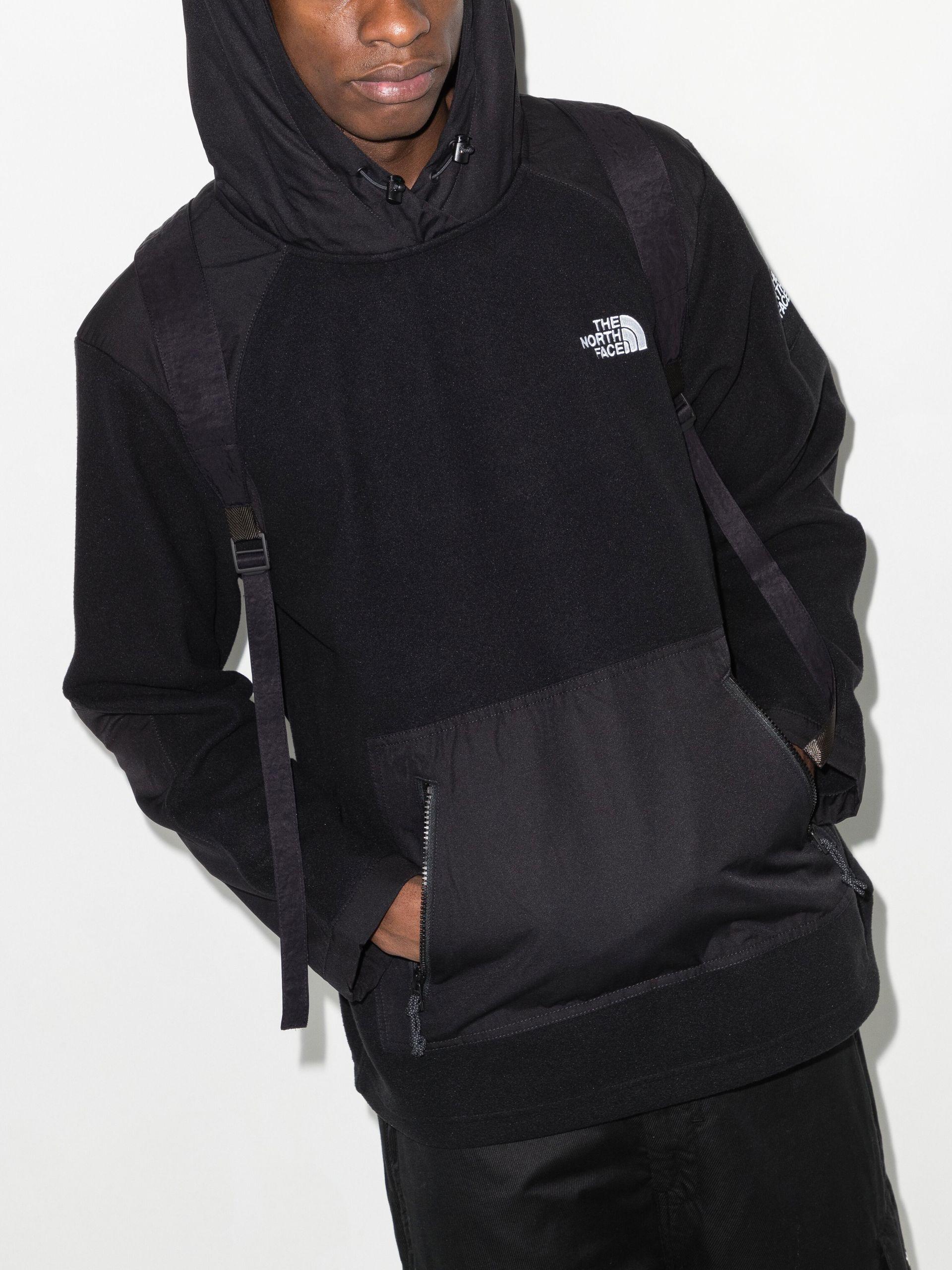 The North Face Black Phlego Recycled Polar Fleece Hoodie for Men | Lyst