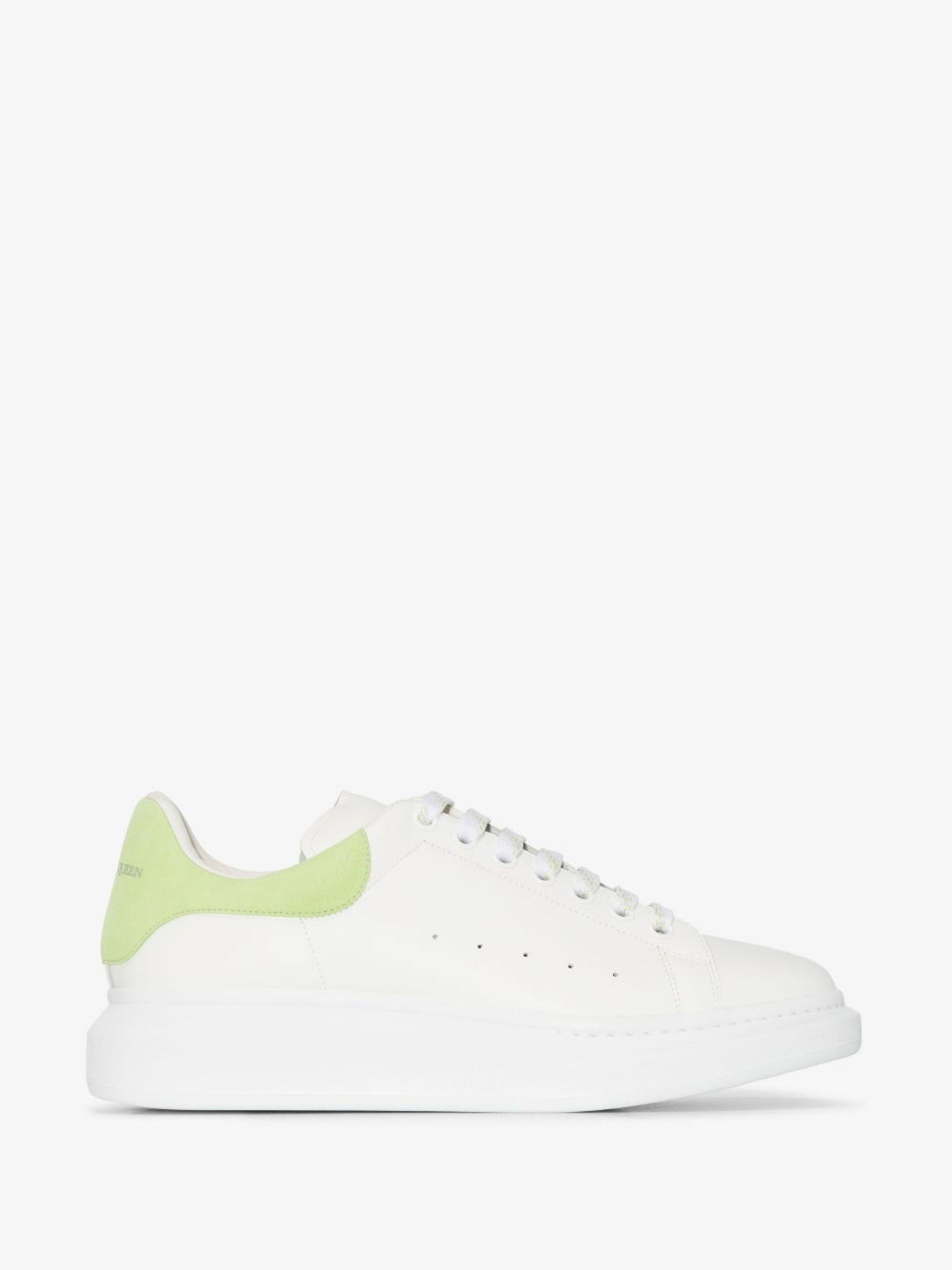 Alexander McQueen And Green Oversized Sneakers in White for Men | Lyst