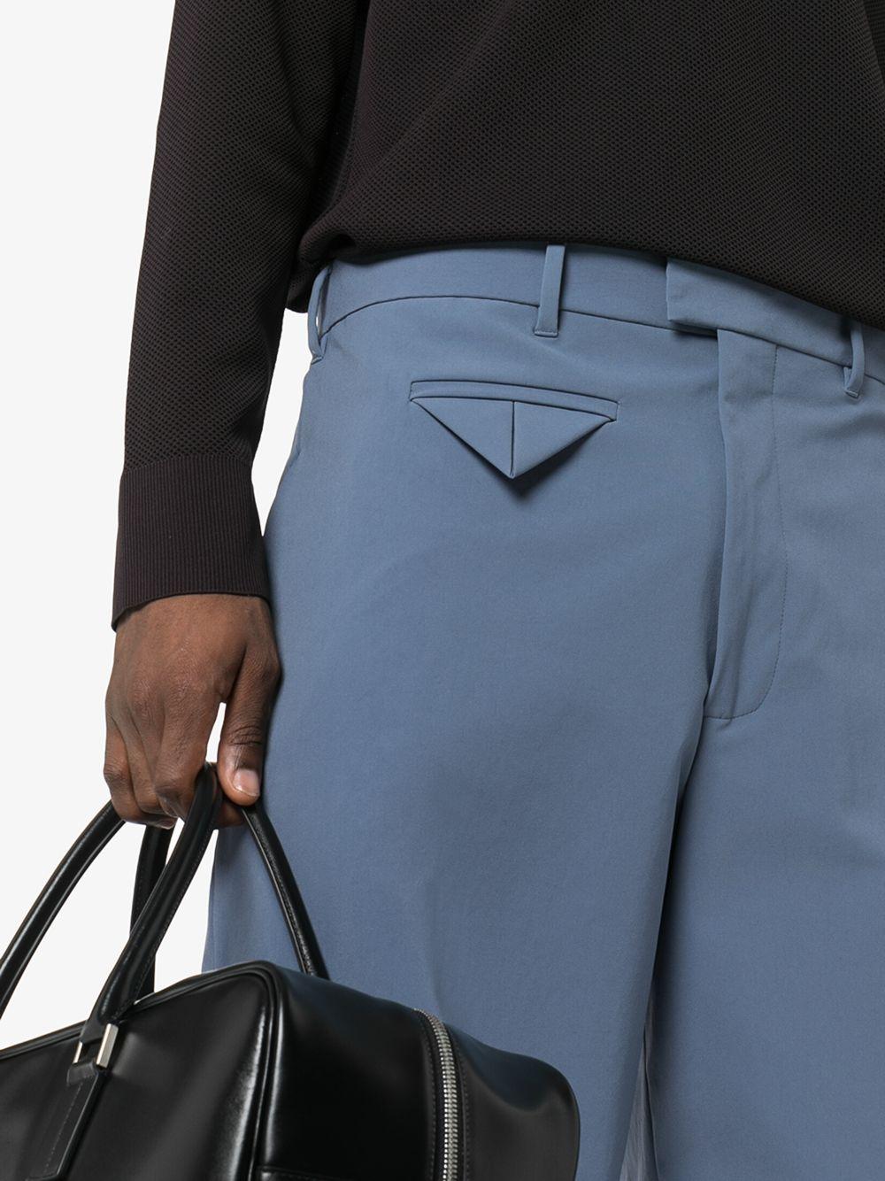 Bottega Veneta Synthetic Tailored Knee-length Shorts in Blue for Men ...