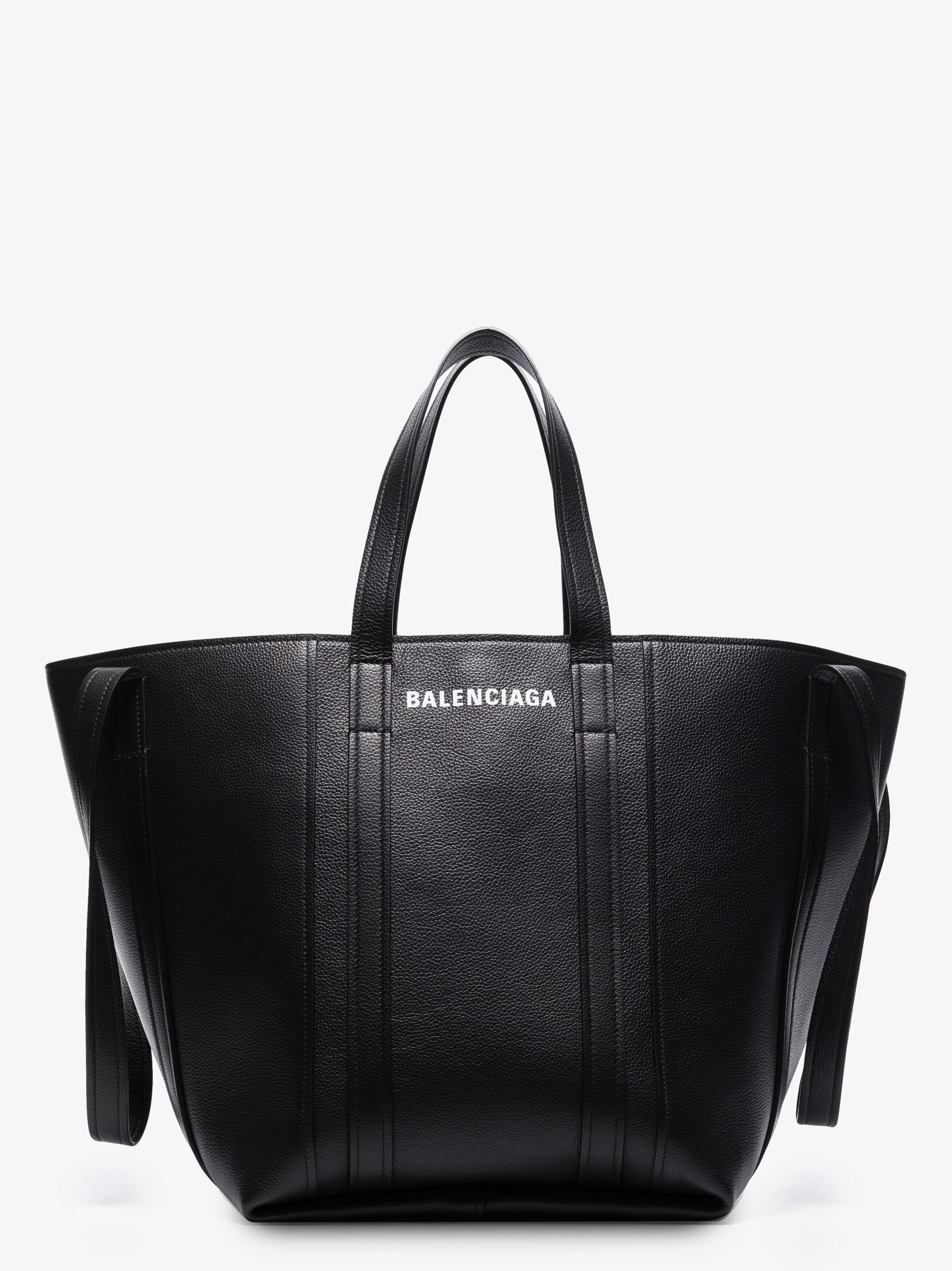 Balenciaga Black Everyday East-west Xl Leather Tote Bag | Lyst