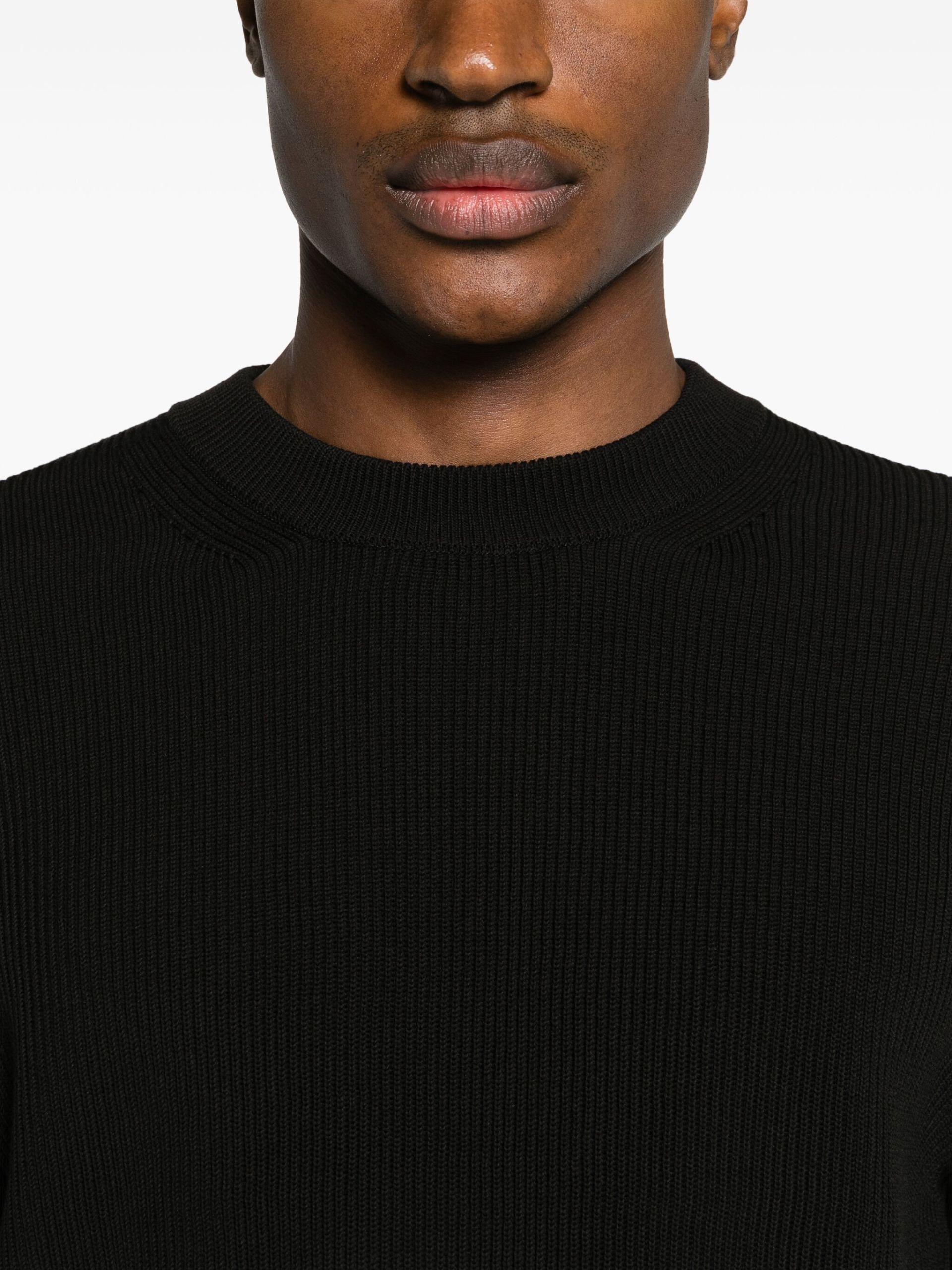 AURALEE Black Super Hard Twist Sweater