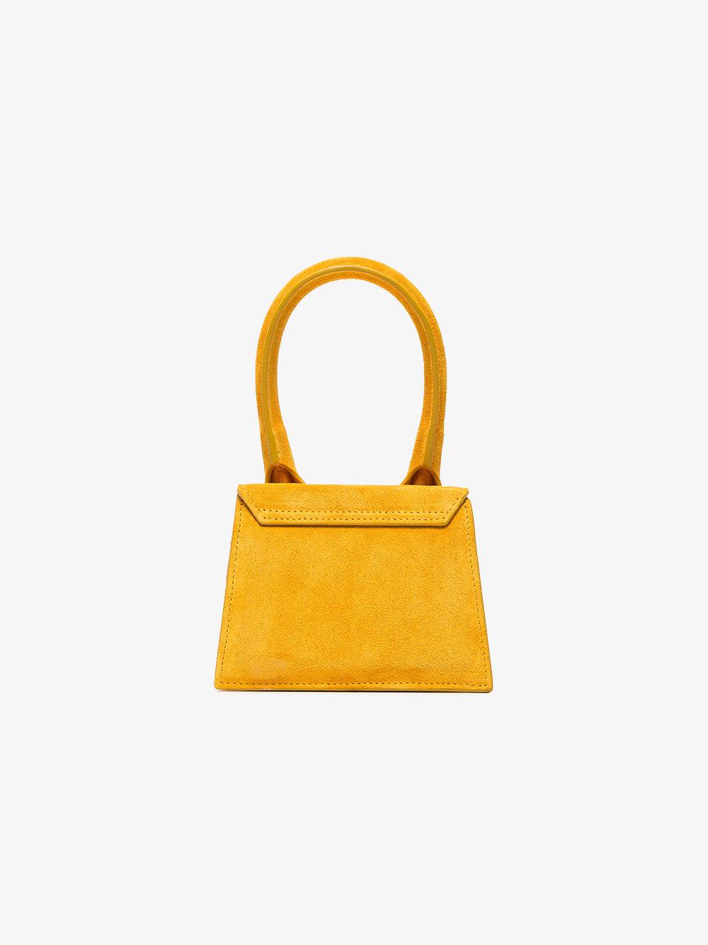Jacquemus Yellow Le Sac Chiquito Suede Mini Bag Lyst