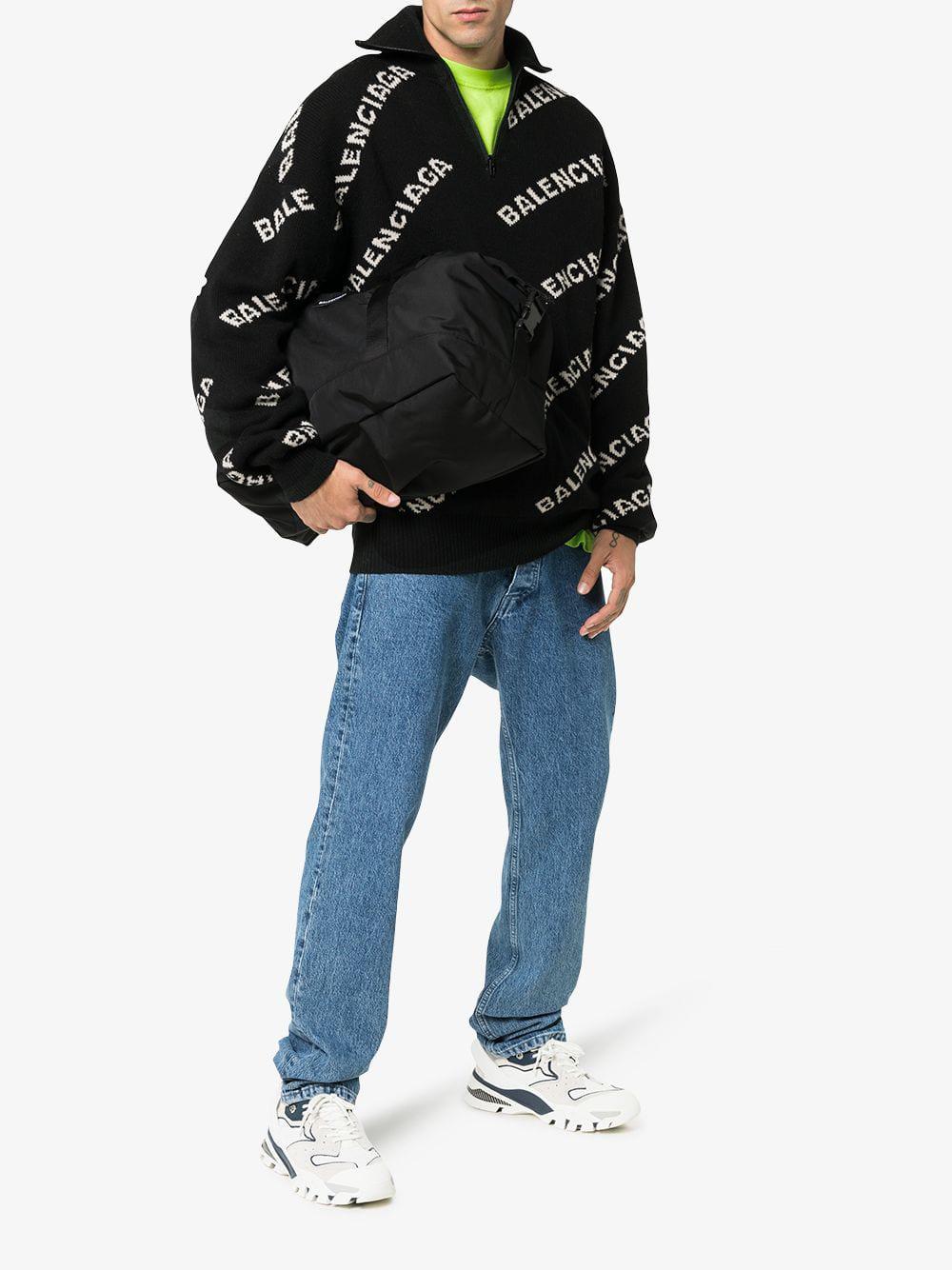 balenciaga black jumper