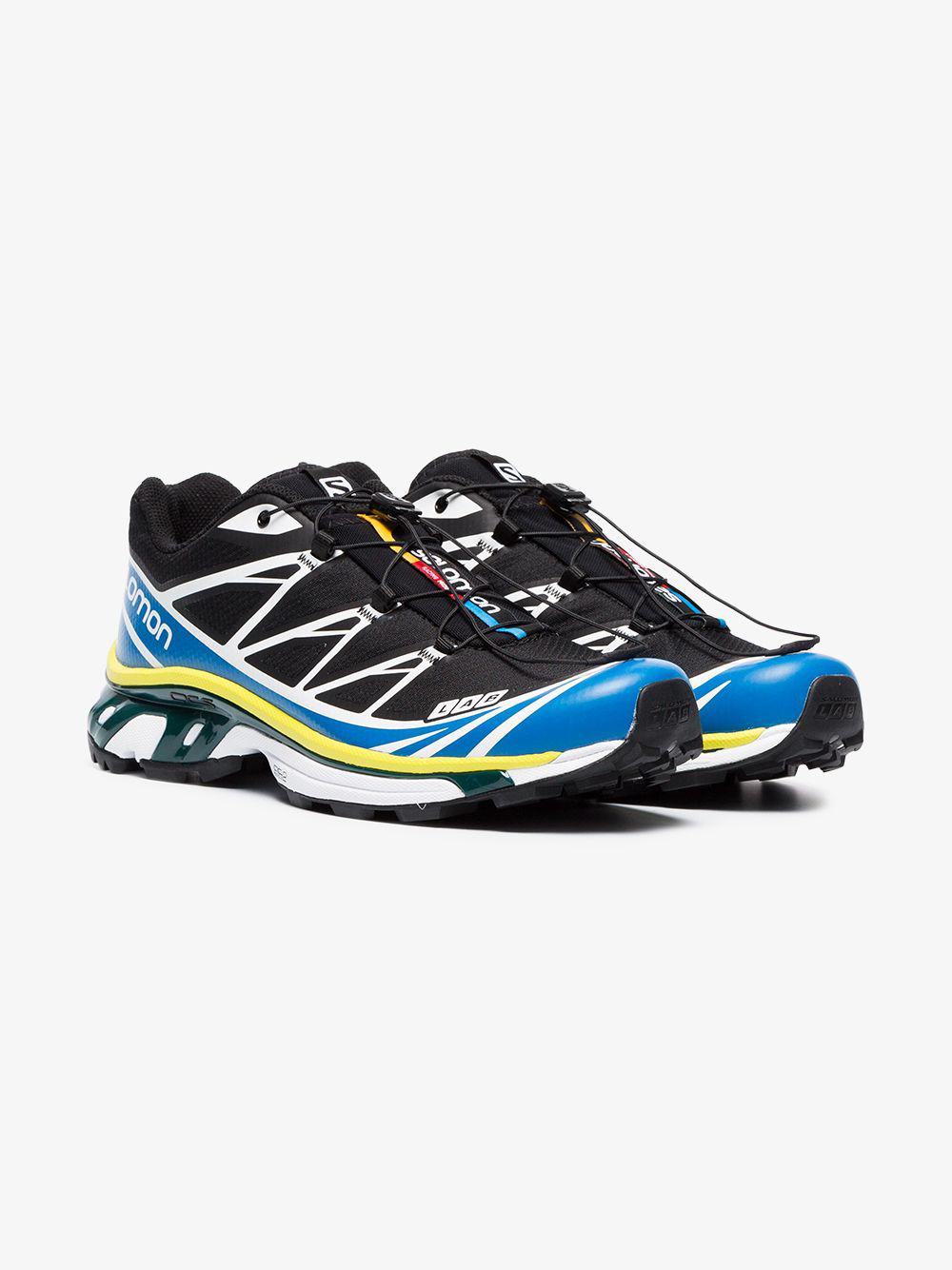 Salomon S/LAB Synthetic Black, Yellow And Blue Xt-6 Adv Sneakers for Men -  Lyst