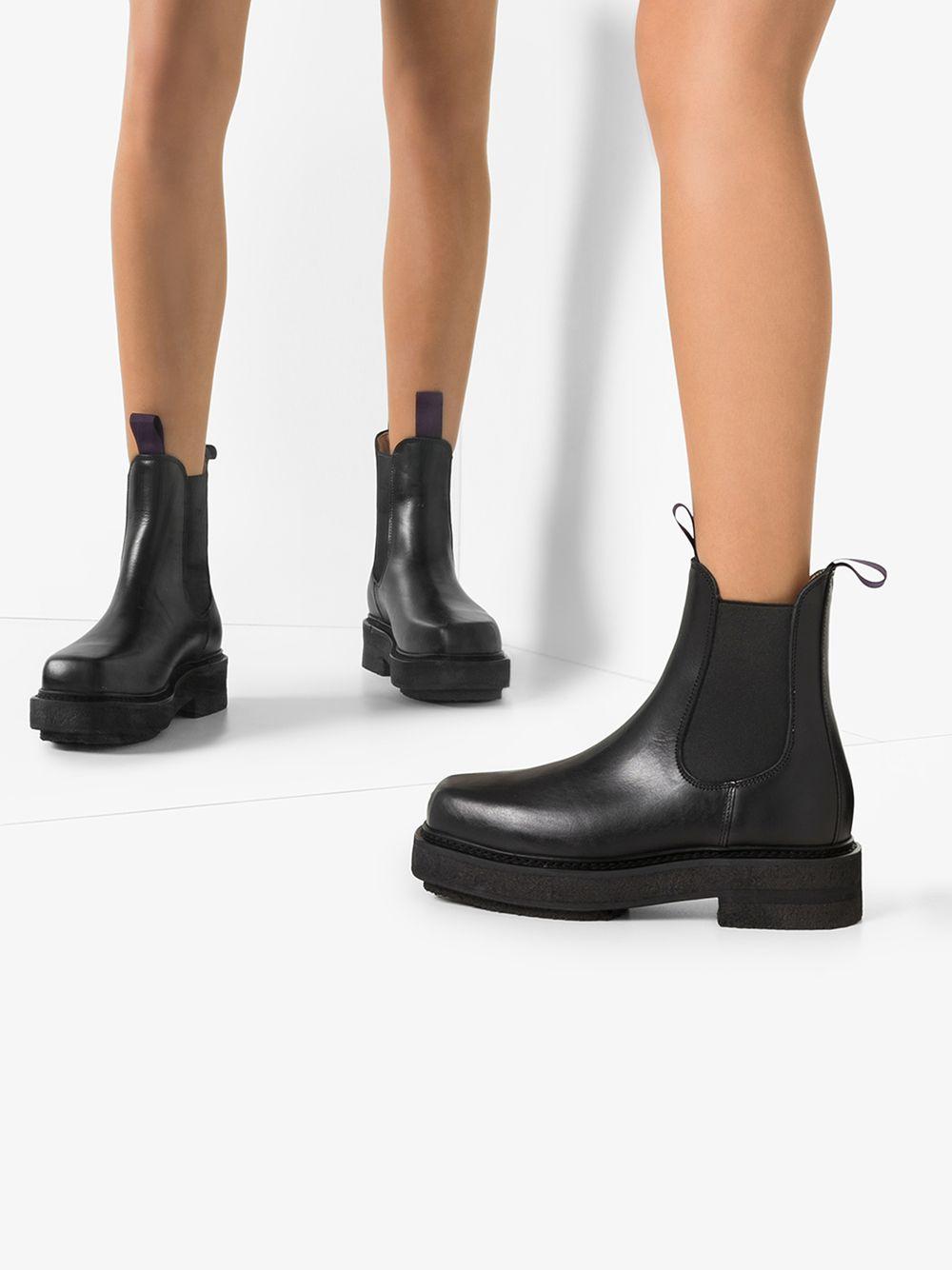 Eytys Leather Ortega Chelsea Boots in Black | Lyst Australia