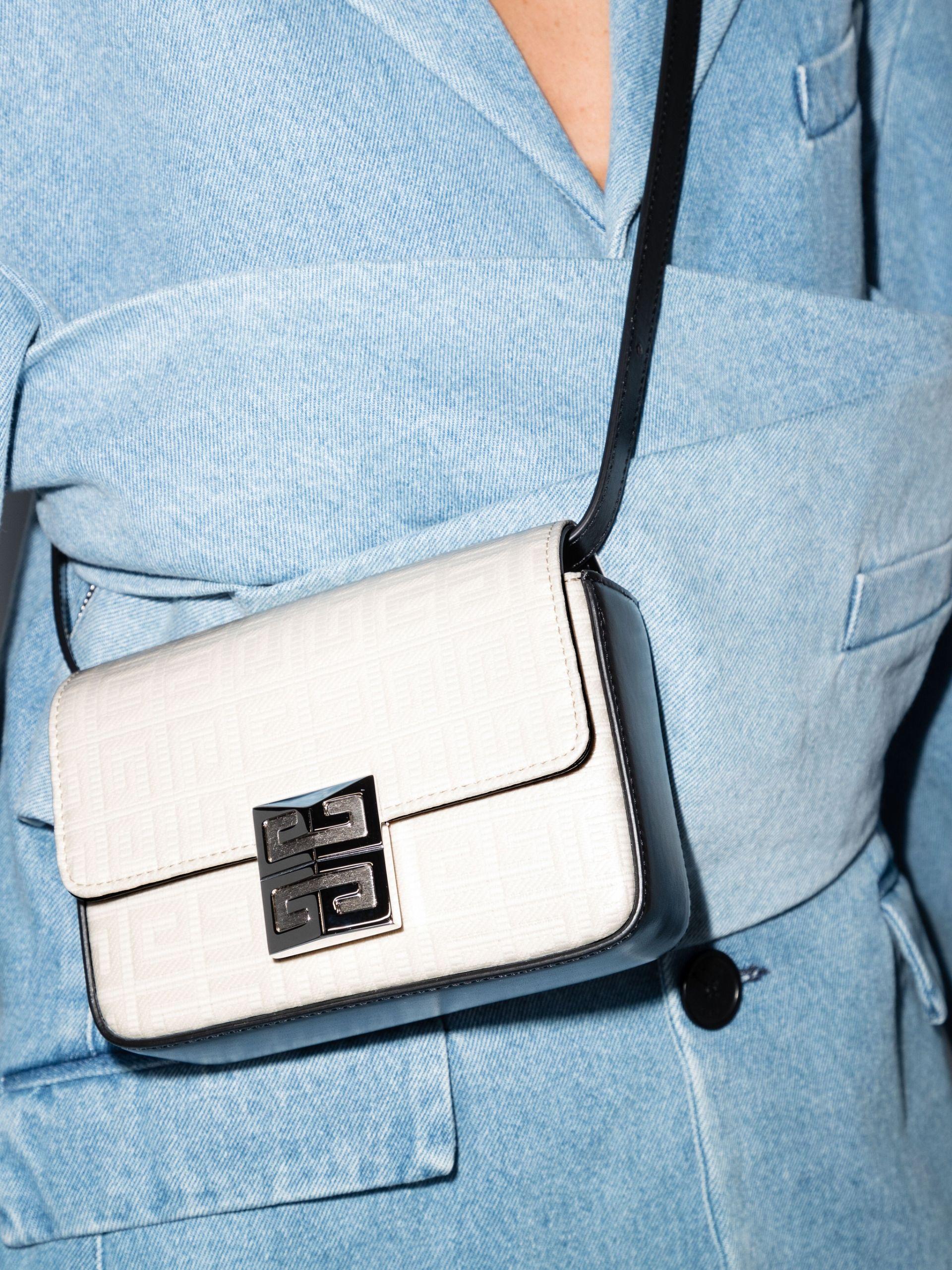 Givenchy 4g Small Leather Cross Body Bag in White | Lyst