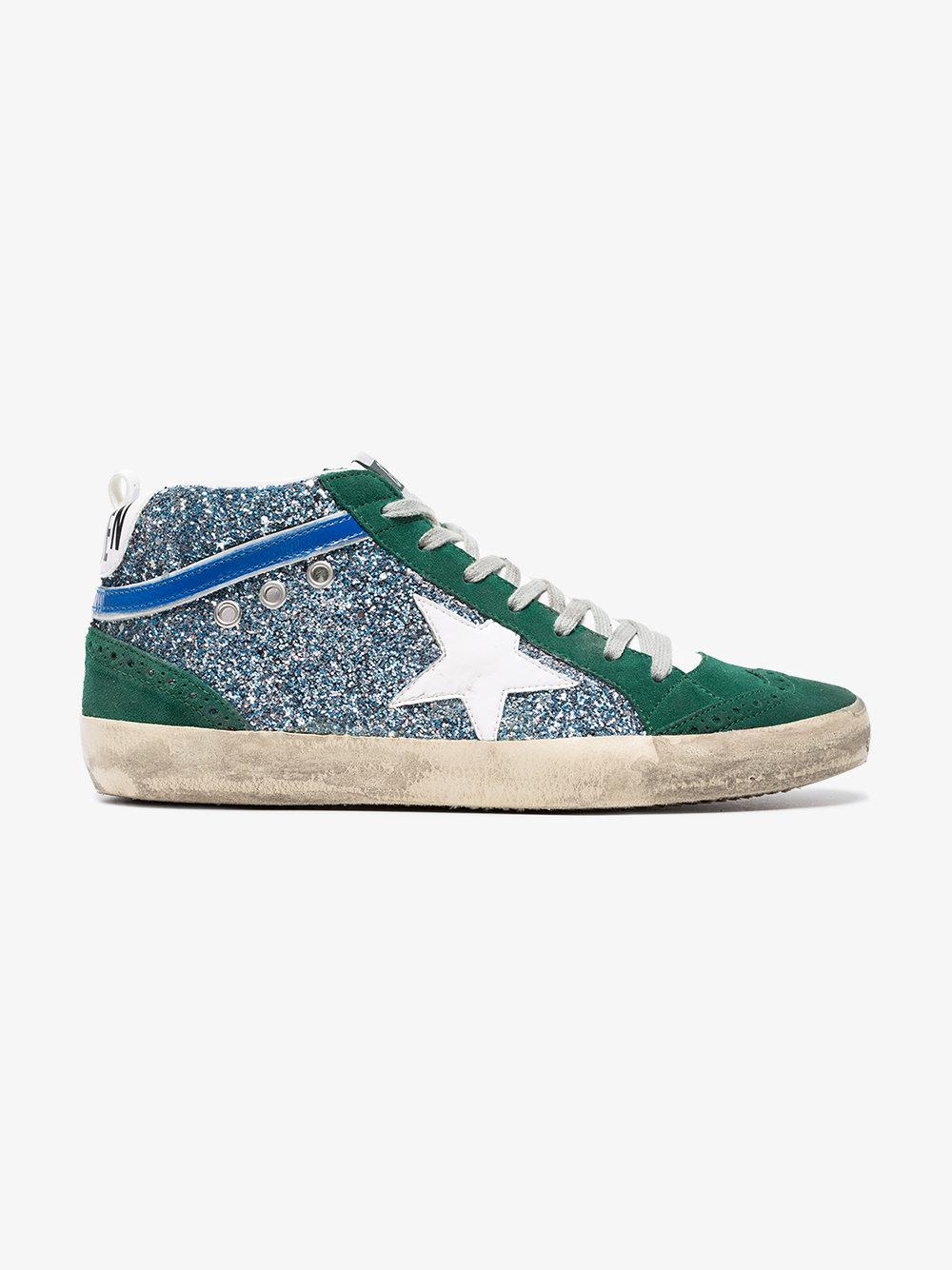 golden goose mid star glitter