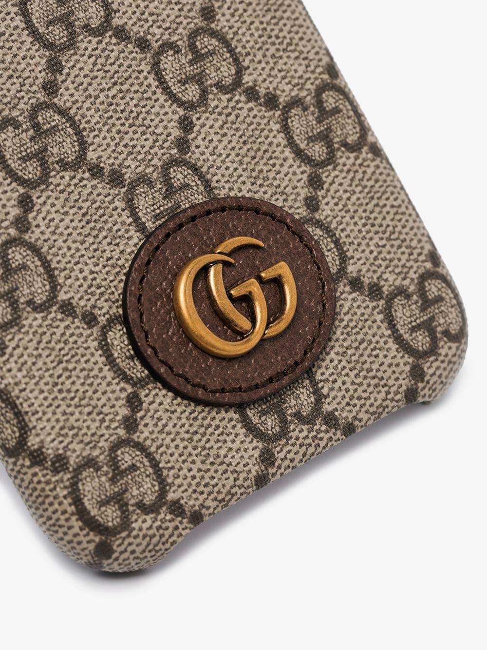 Gucci Canvas Brown Ophidia Iphone Xr Case for Men Lyst