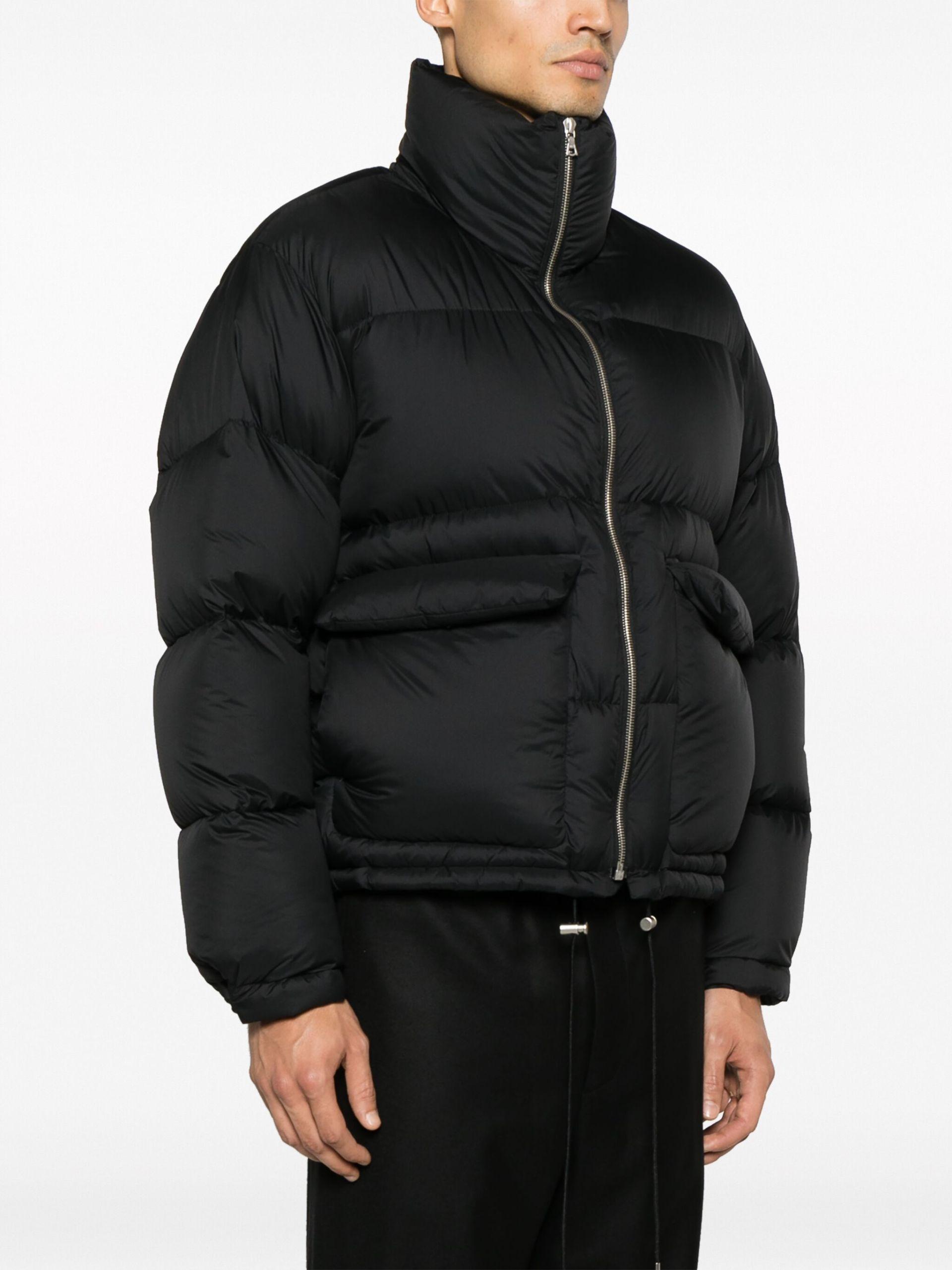 Funnel neck cheap puffer jacket mens