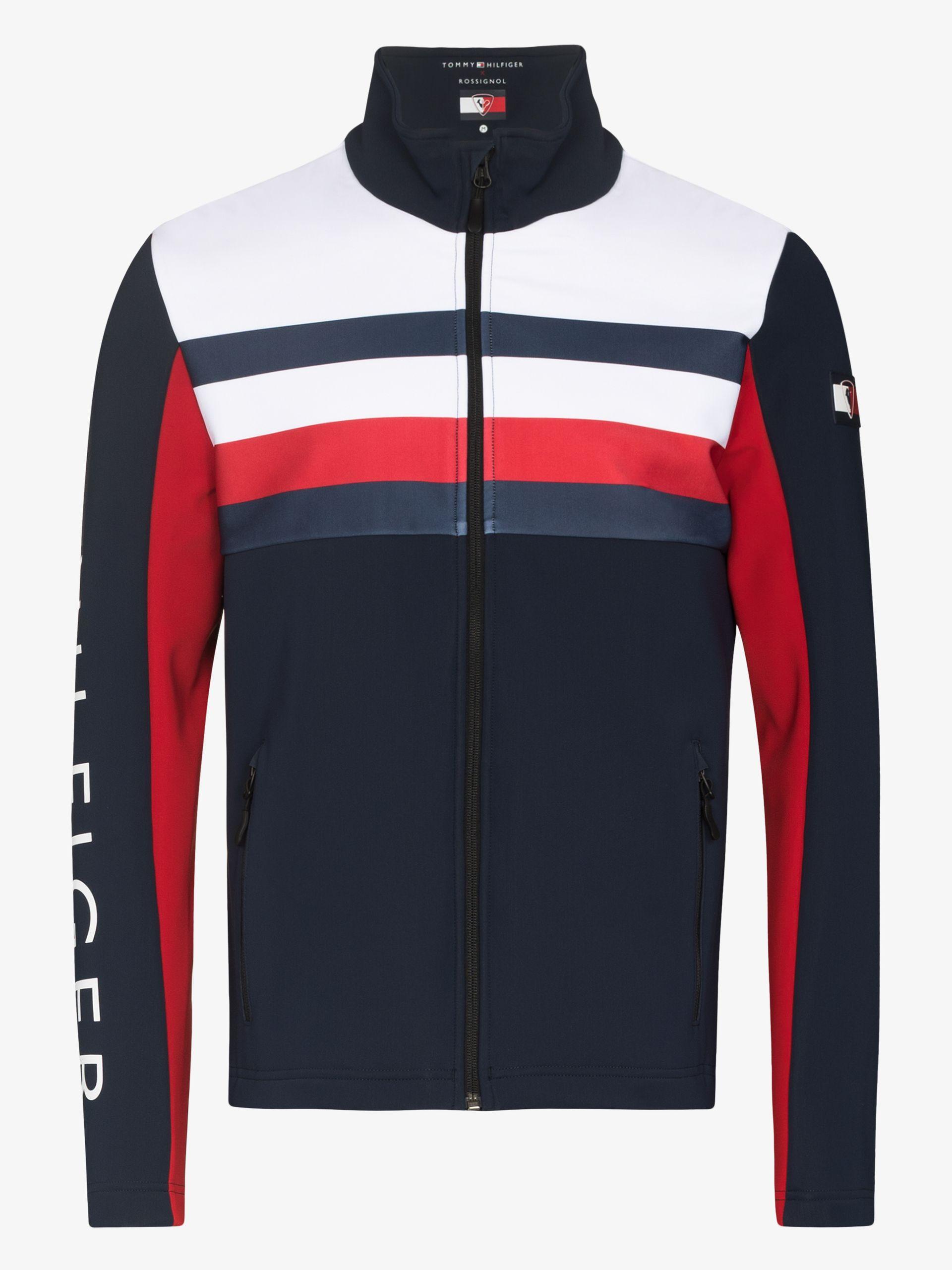 Rossignol Synthetic X Tommy Hilfiger Navy Global Stripe Softshell Jacket in  Blue for Men | Lyst