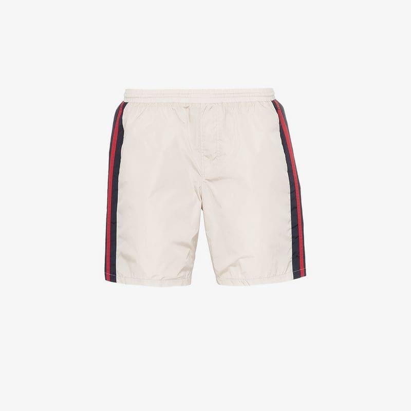 Gucci Synthetic Monogram Stripe Swim 