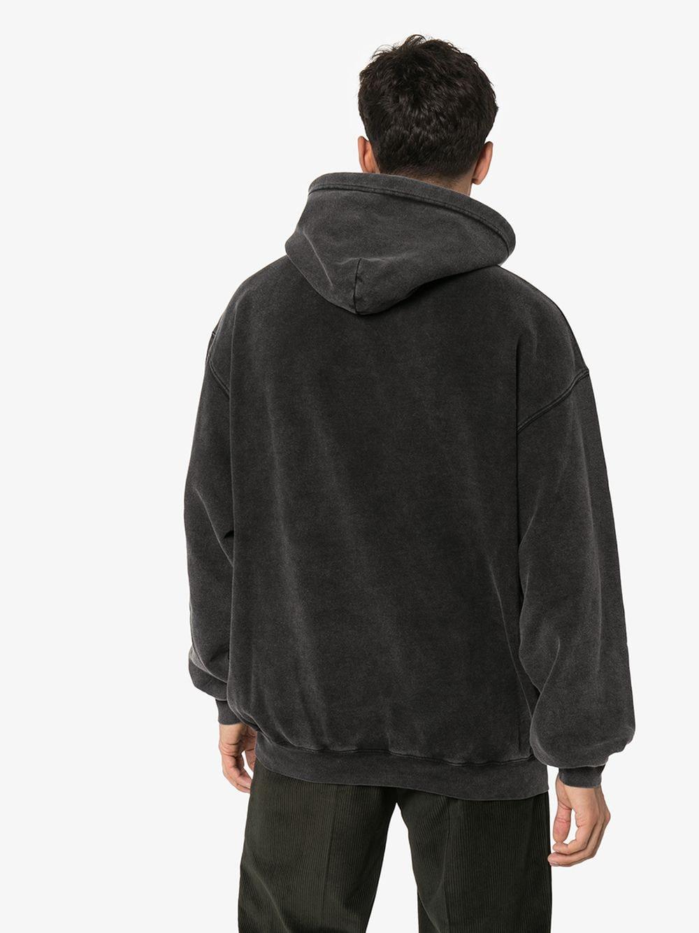 Balenciaga Bb Logo Hoodie in Grey (Gray) for Men - Lyst